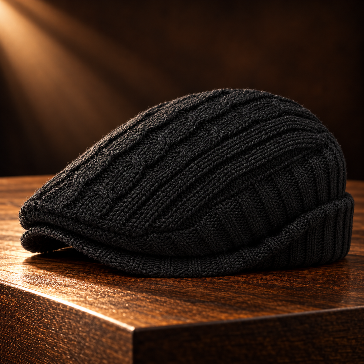 Oslo Cotton Knit Flat Cap