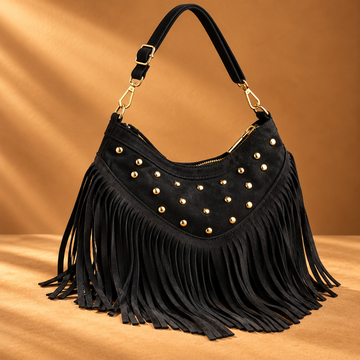Wynn Fringe Rivet Bag