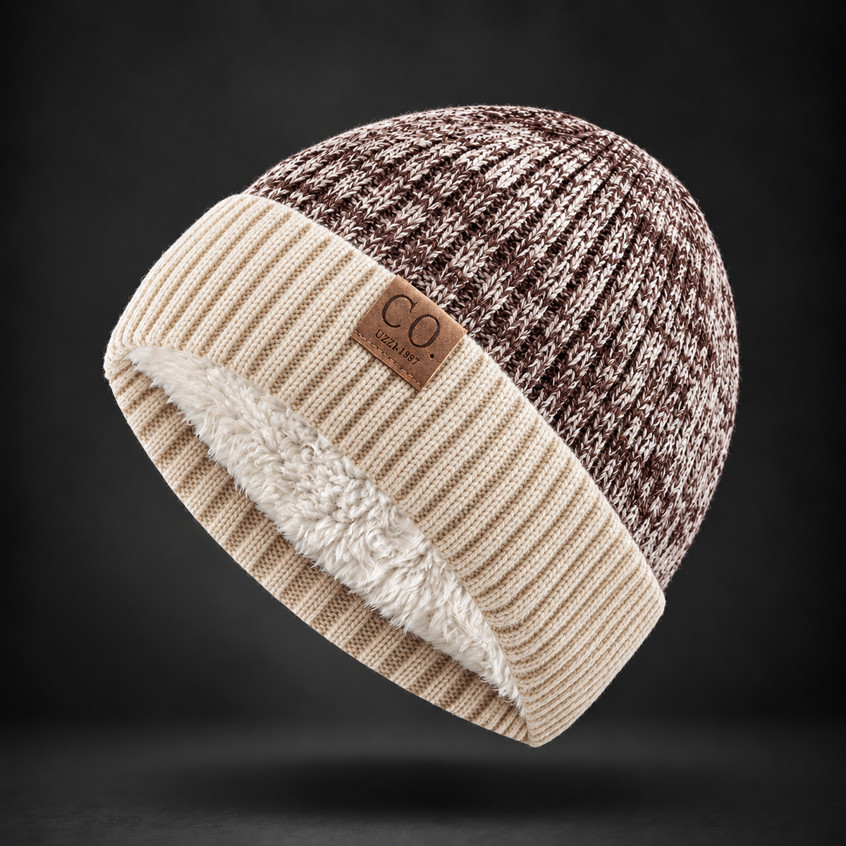 Maison Knit Fur Beanie
