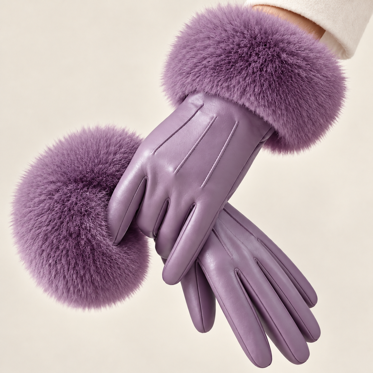 Mariel Fur Gloves