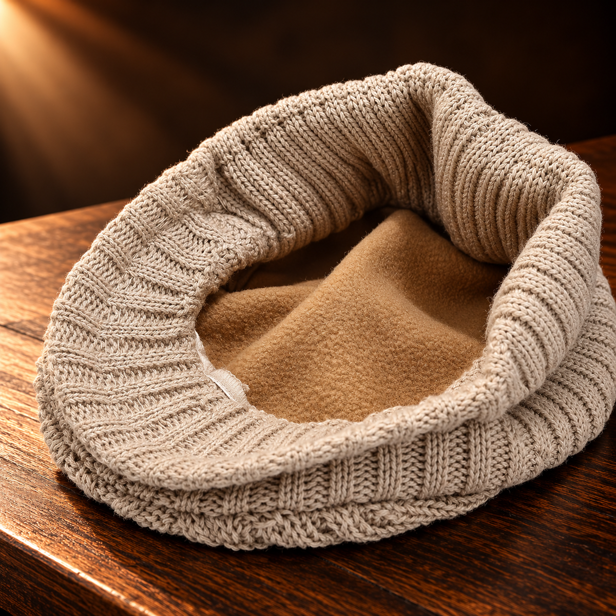 Oslo Cotton Knit Flat Cap