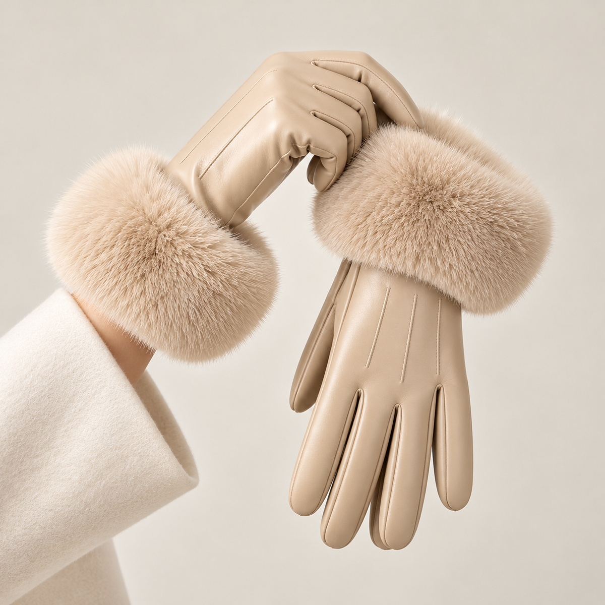 Mariel Fur Gloves