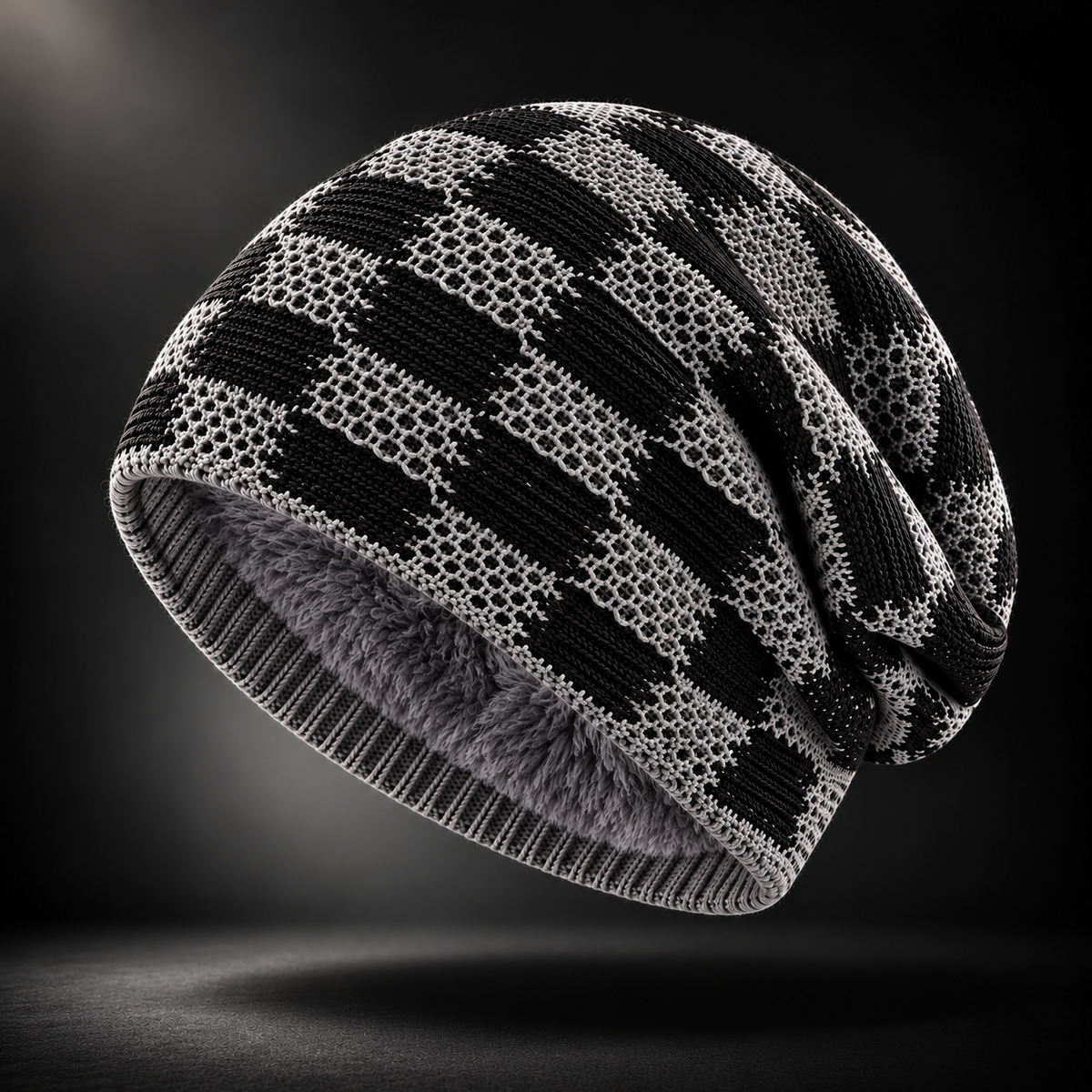 Slater Knit Fur Beanie