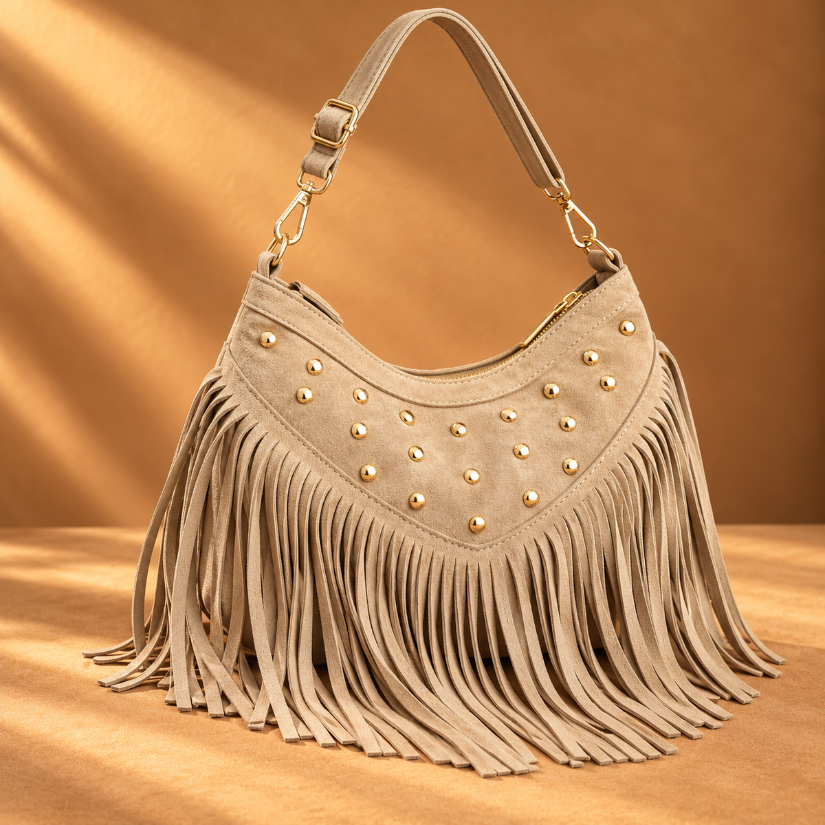 Wynn Fringe Rivet Bag