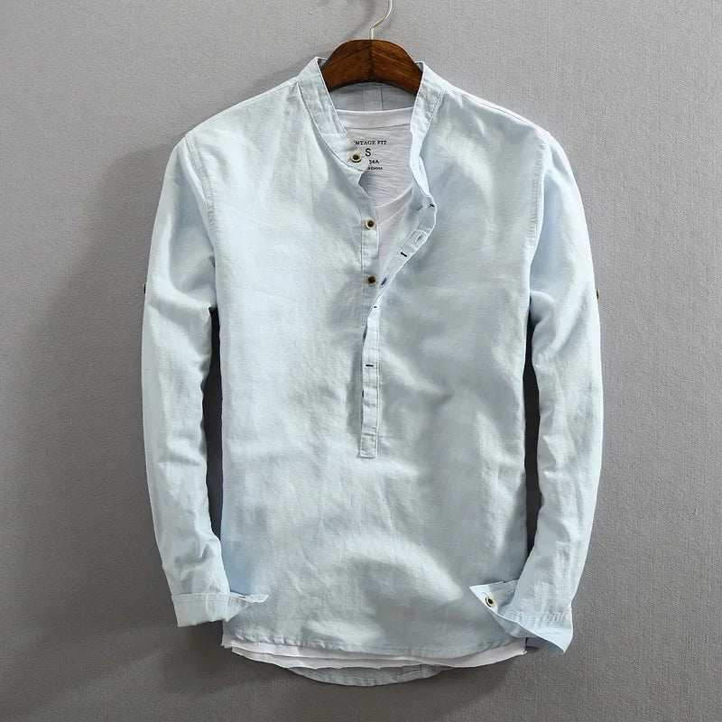 Sutton Cotton-Linen Shirt