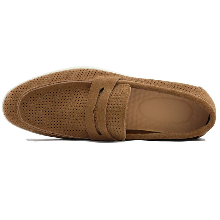 Enzo Perforated Leather Loafer