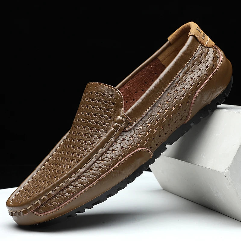 Richmond Perforated Leather Loafer