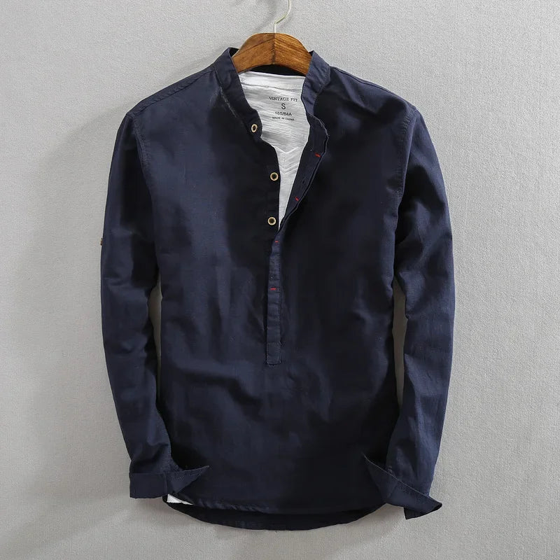 Sutton Cotton-Linen Shirt