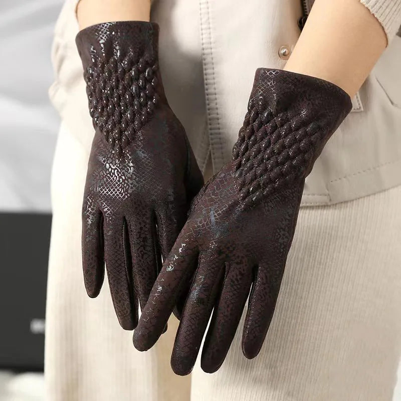 Francis Snakeskin Gloves