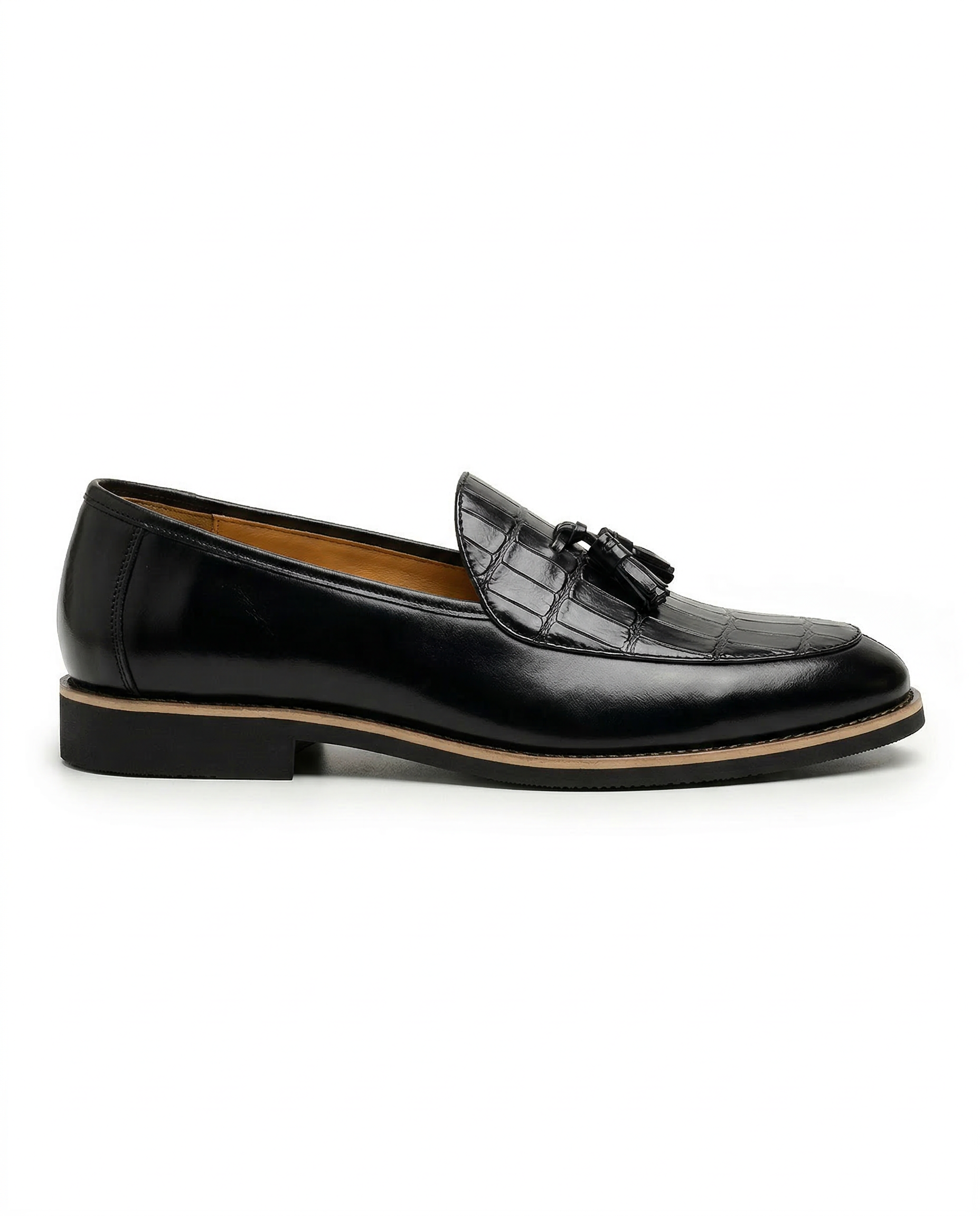 Casablanca Crocskin Leather Loafer