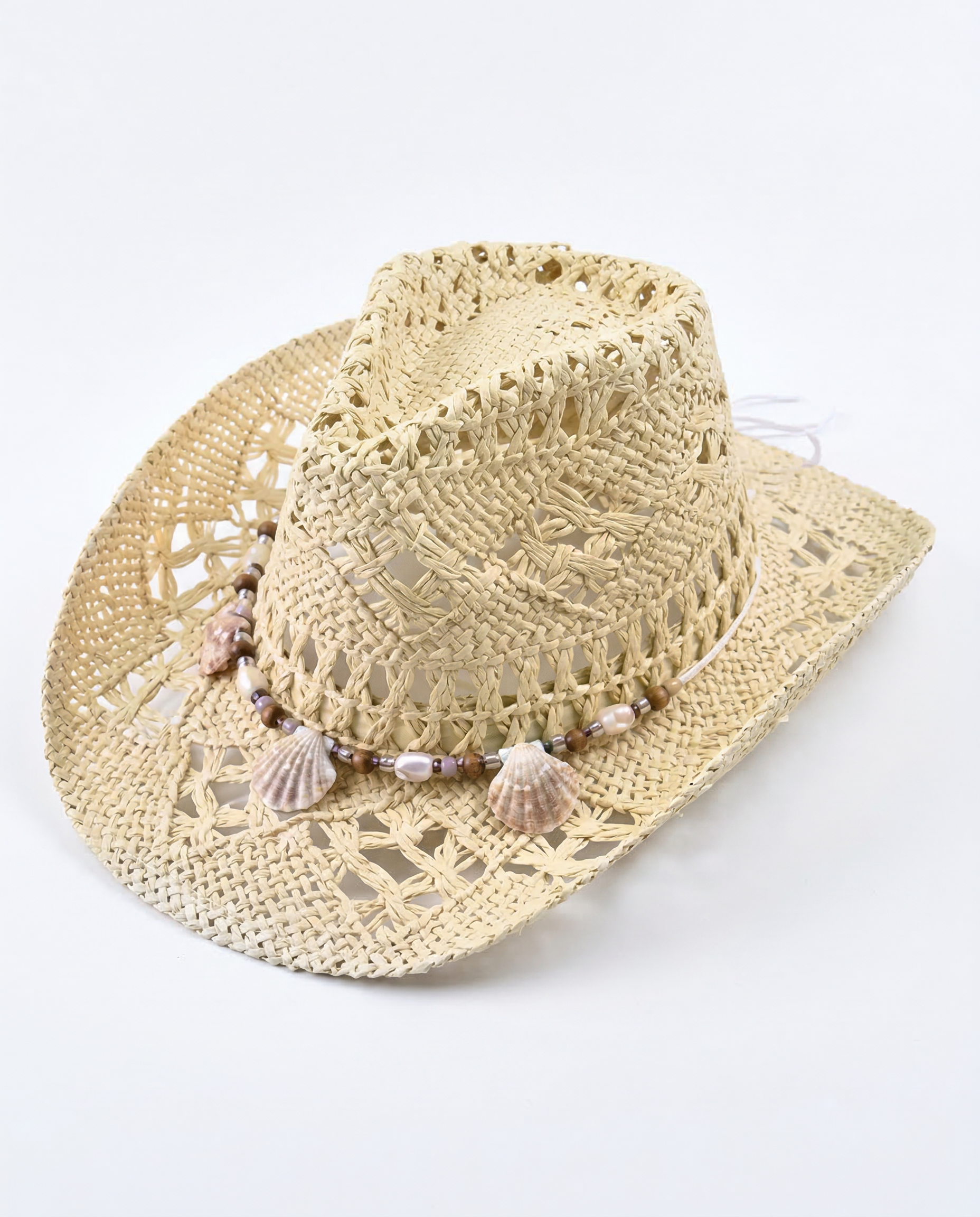 Coastal Shell Straw Hat