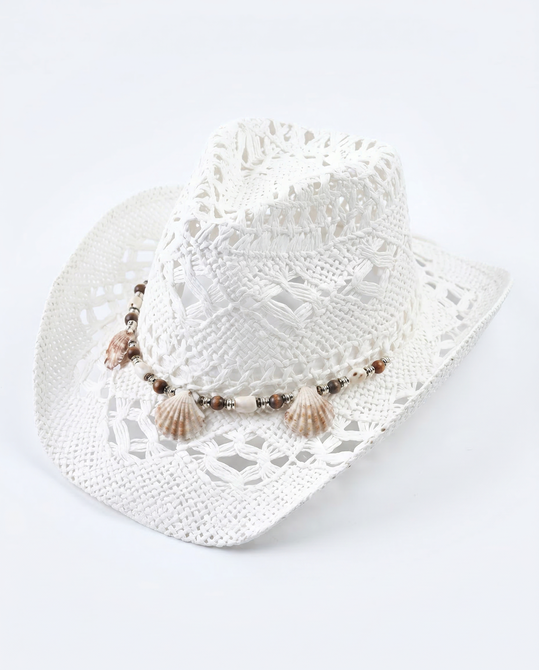 Coastal Shell Straw Hat