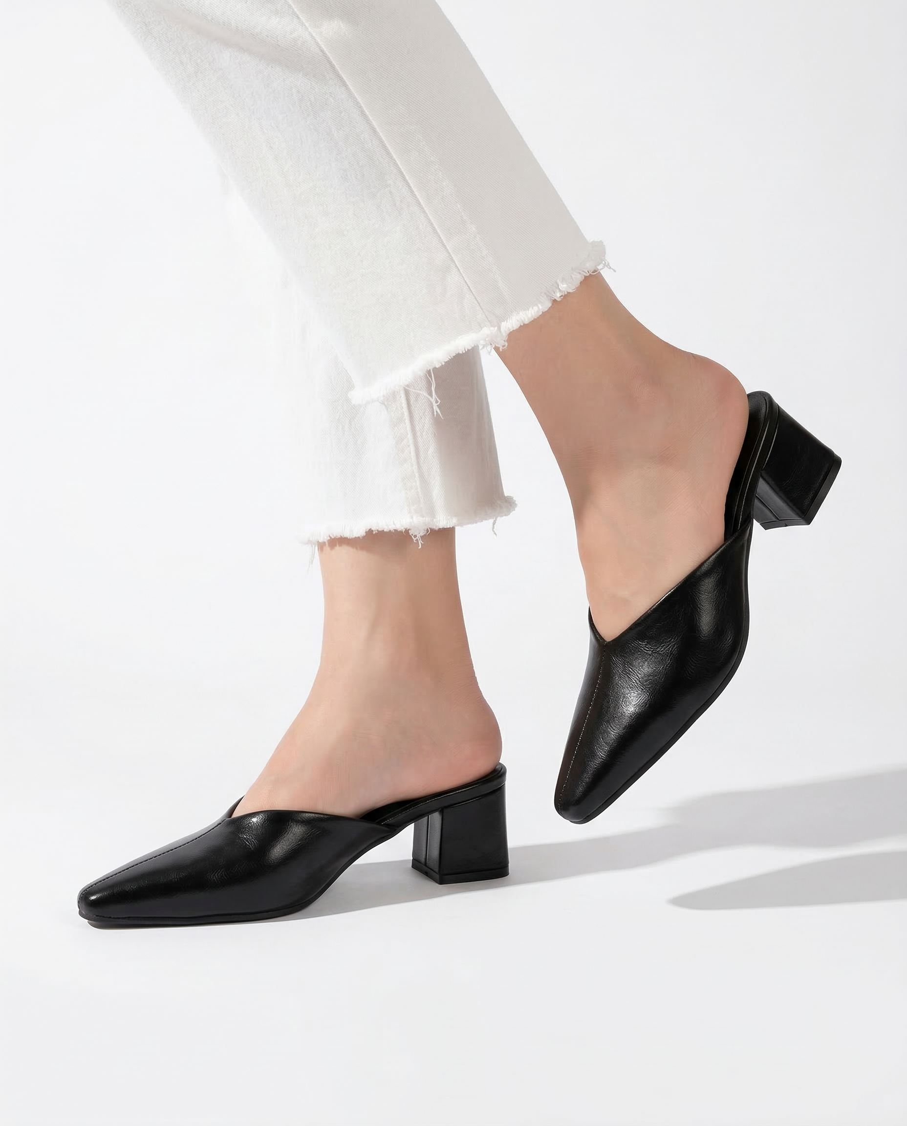 Rebecca Leather Mule