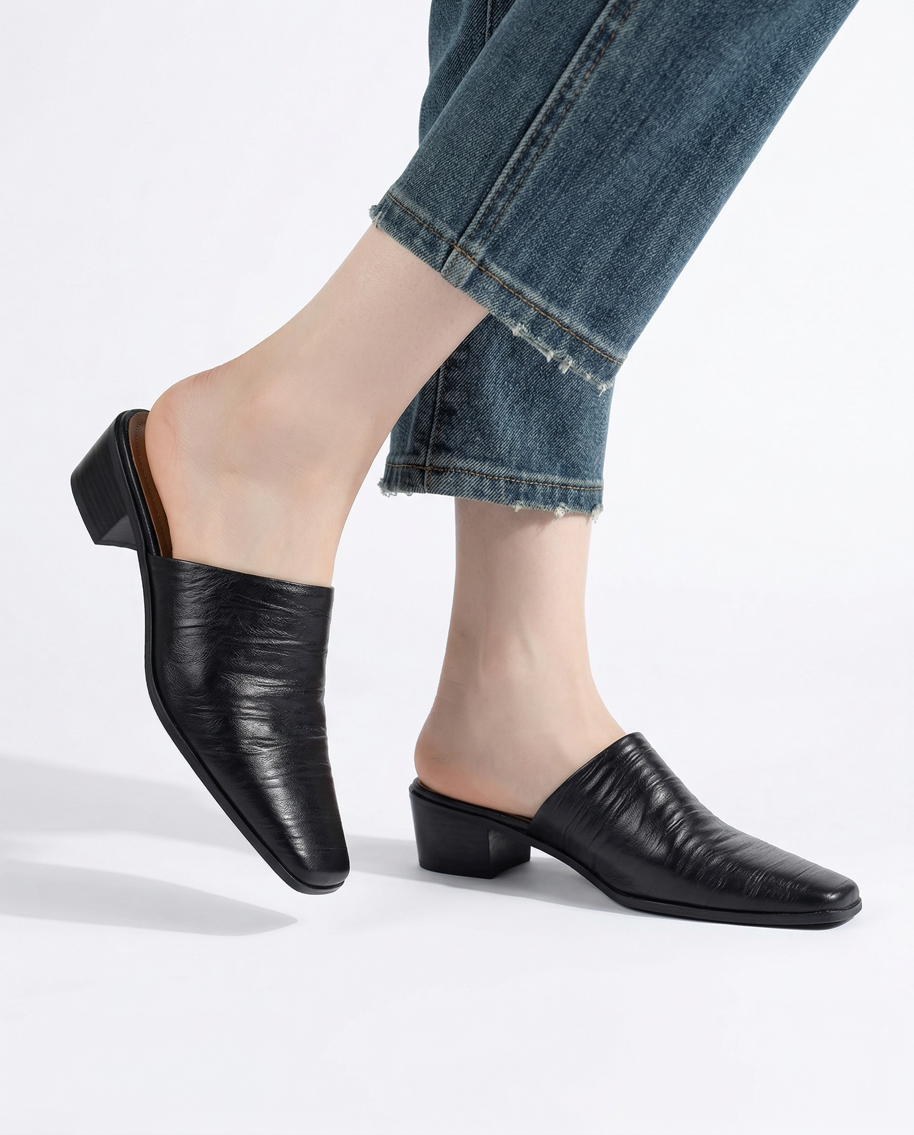 Georgina Leather Mule