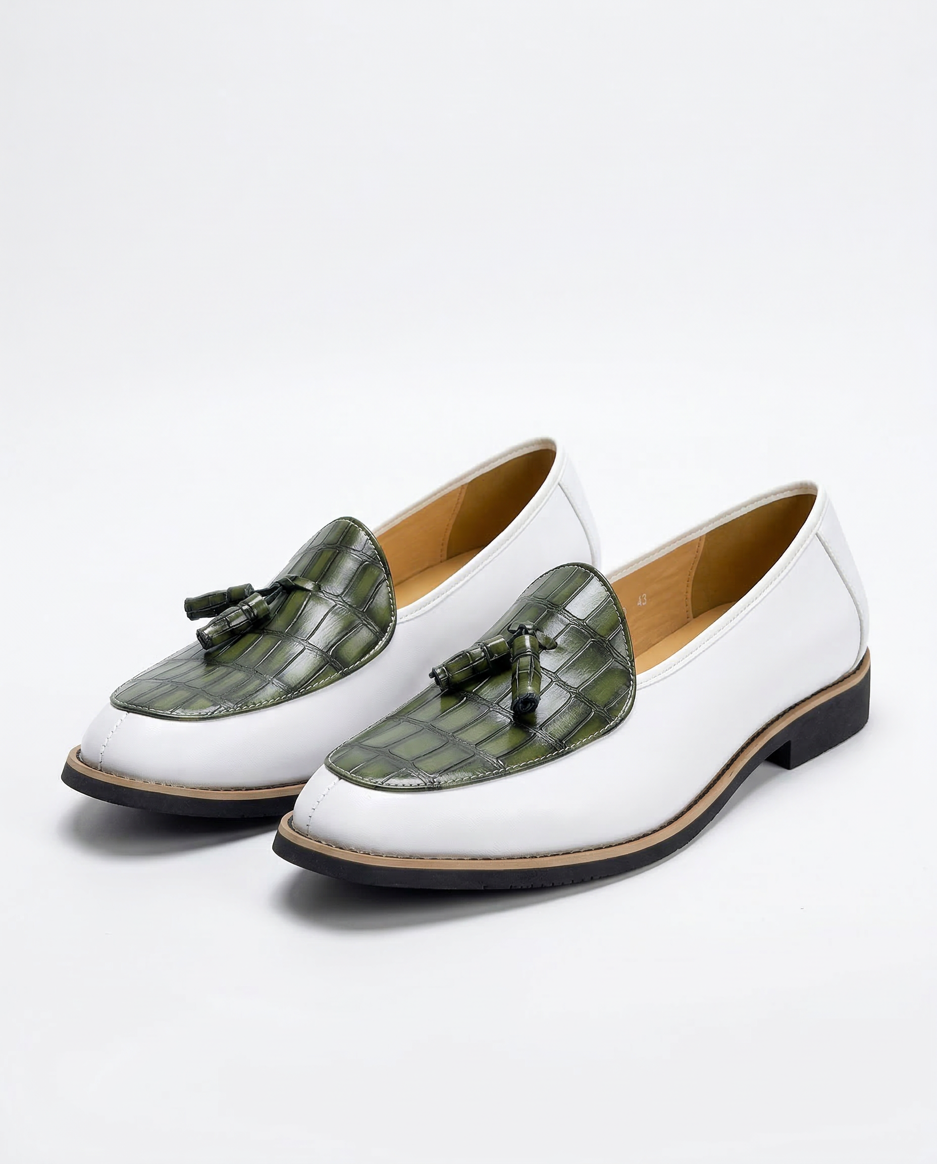 Casablanca Crocskin Leather Loafer