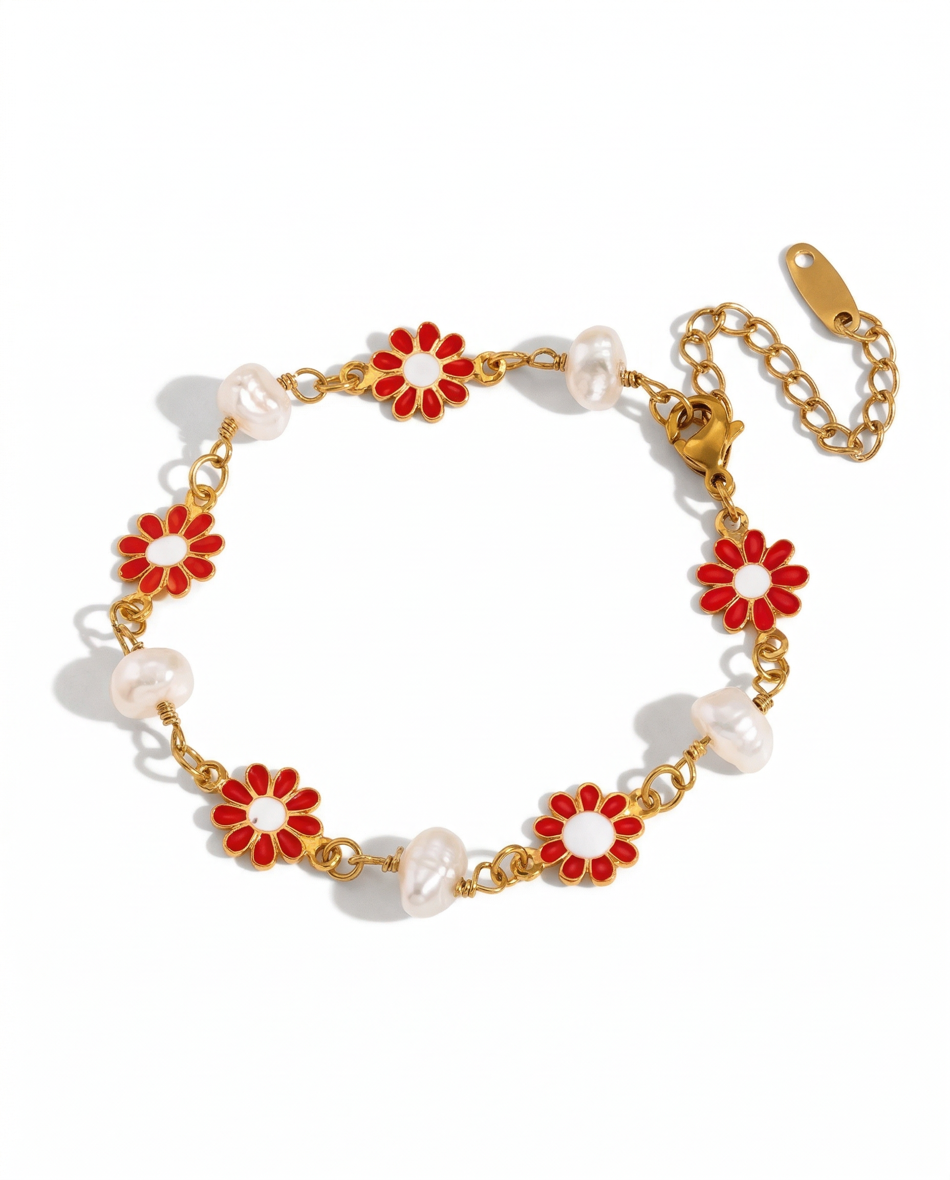 Daisy Charm Bracelet