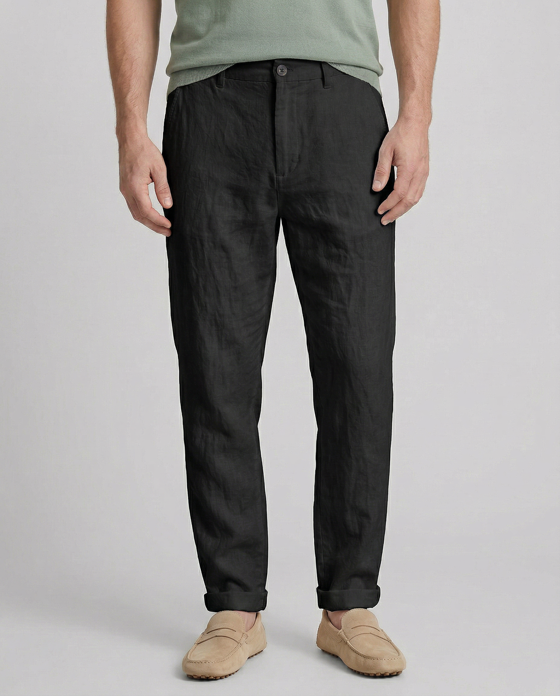 Leonardo Cotton-Linen Pant