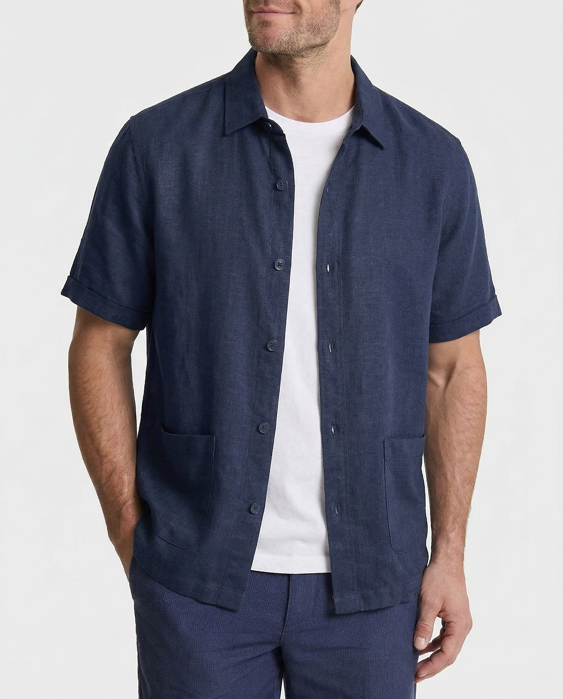Carter Linen-Blend Shirt