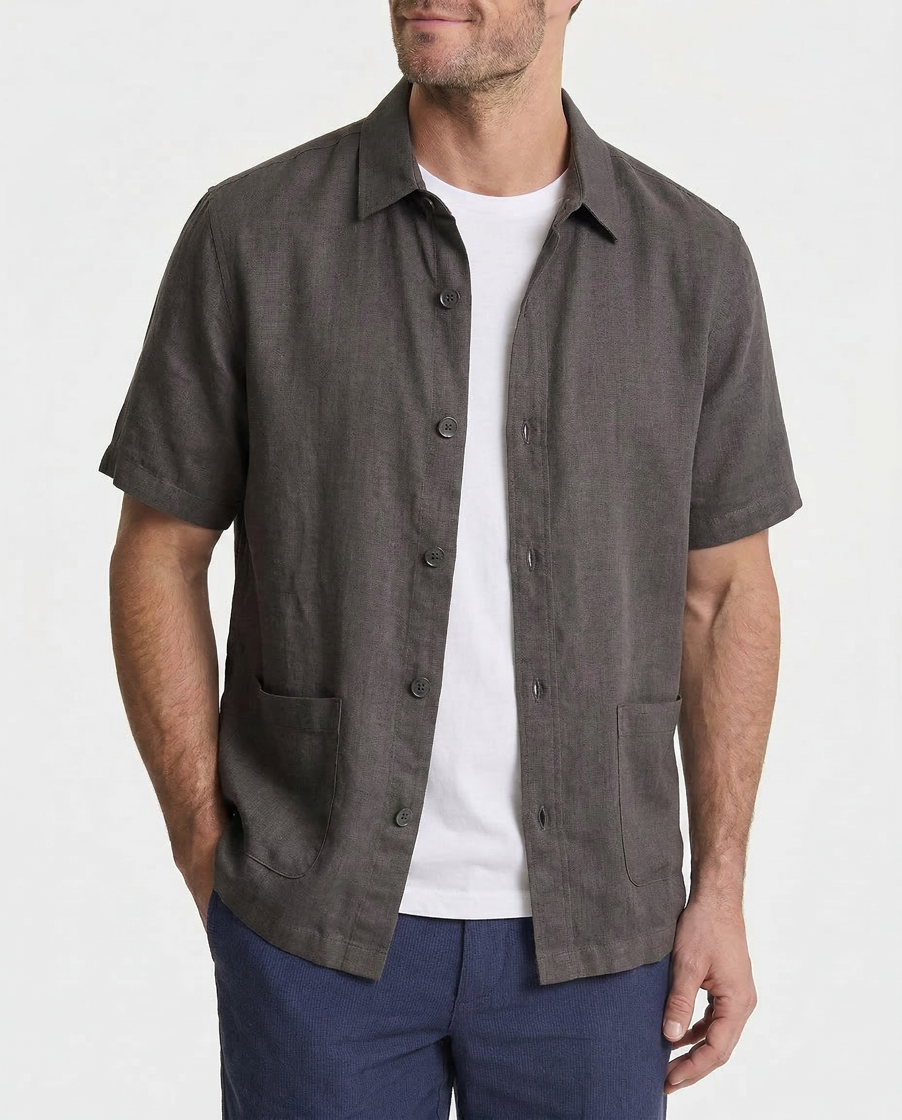 Carter Linen-Blend Shirt