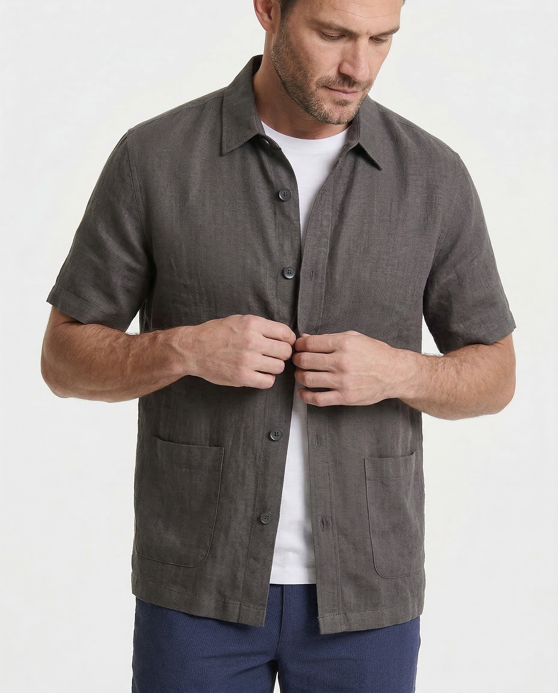 Carter Linen-Blend Shirt