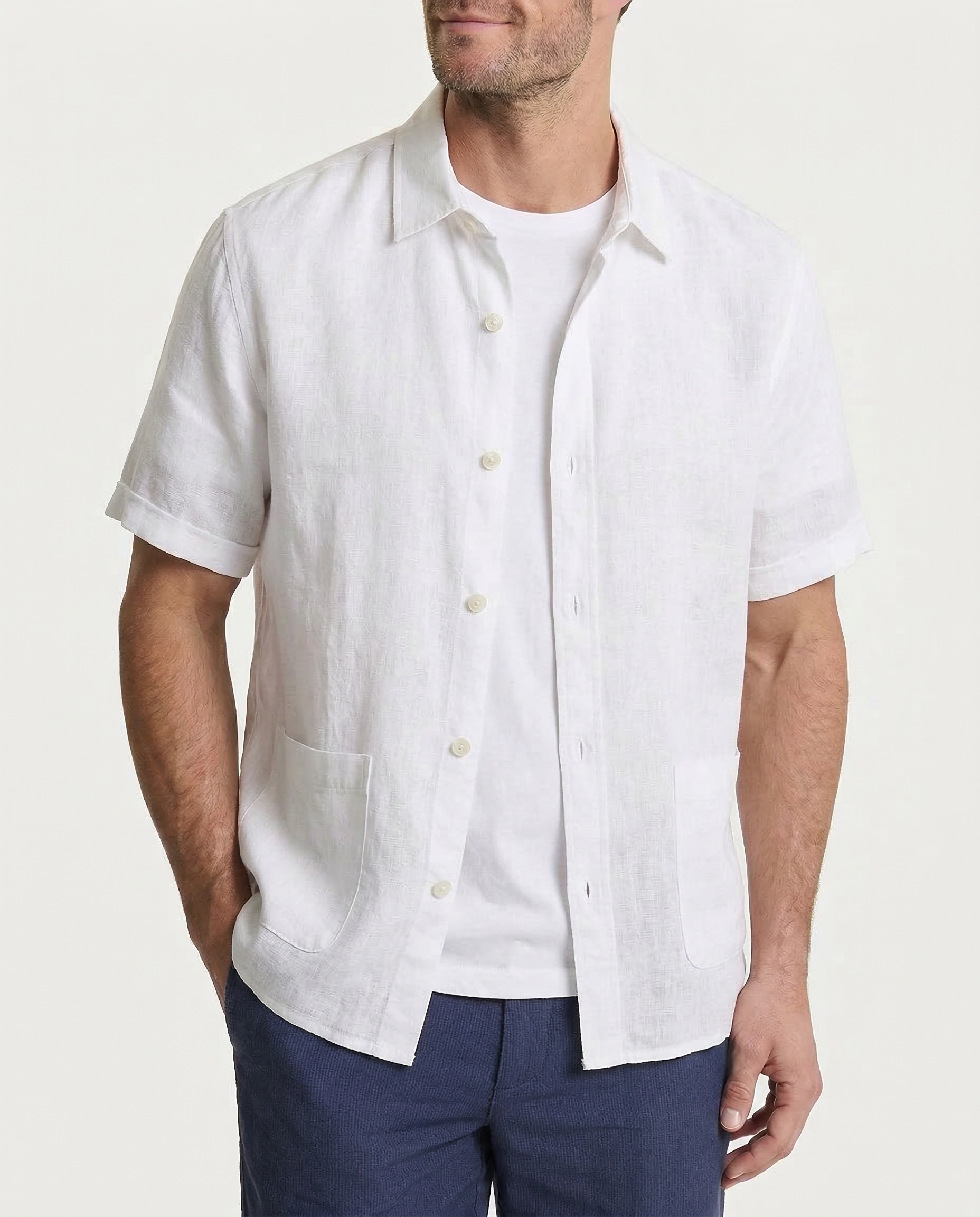 Carter Linen-Blend Shirt