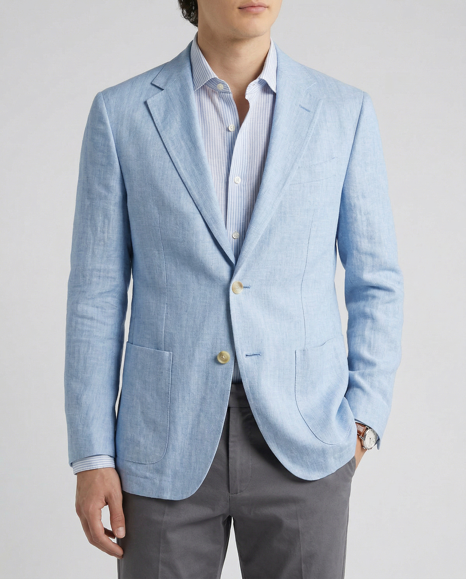Whitmore Linen-Blend Blazer