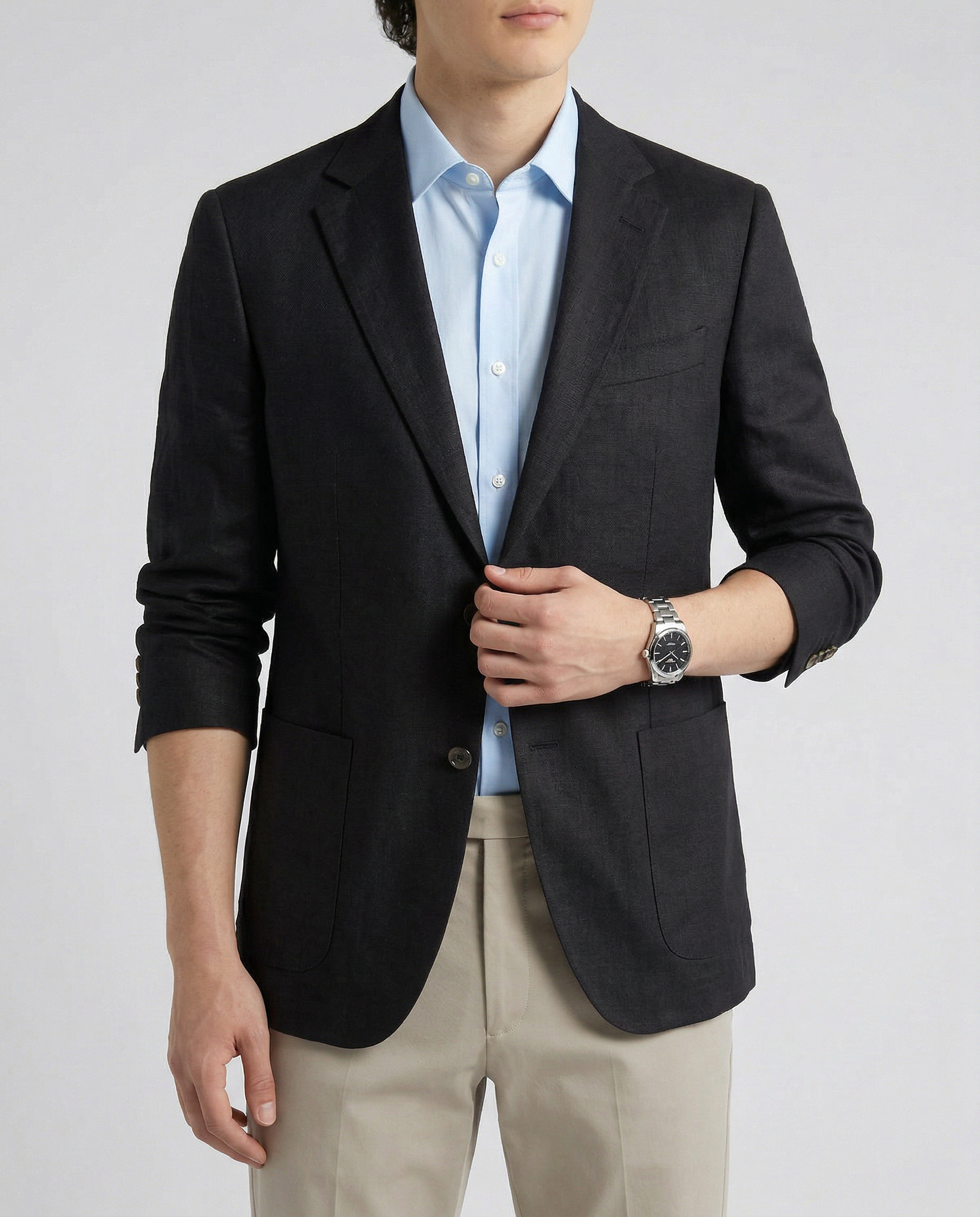 Whitmore Linen-Blend Blazer