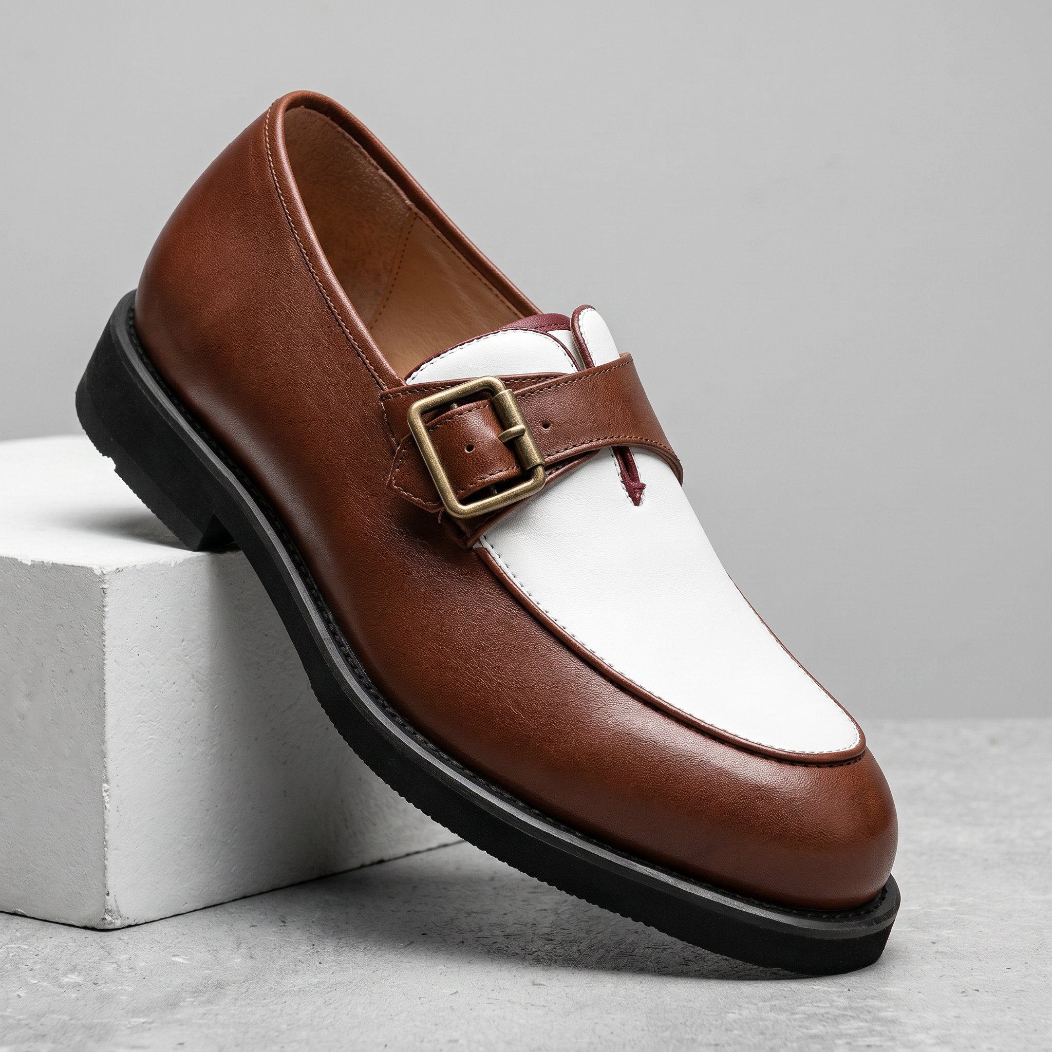 Denzel Hugh Leather Monkstrap