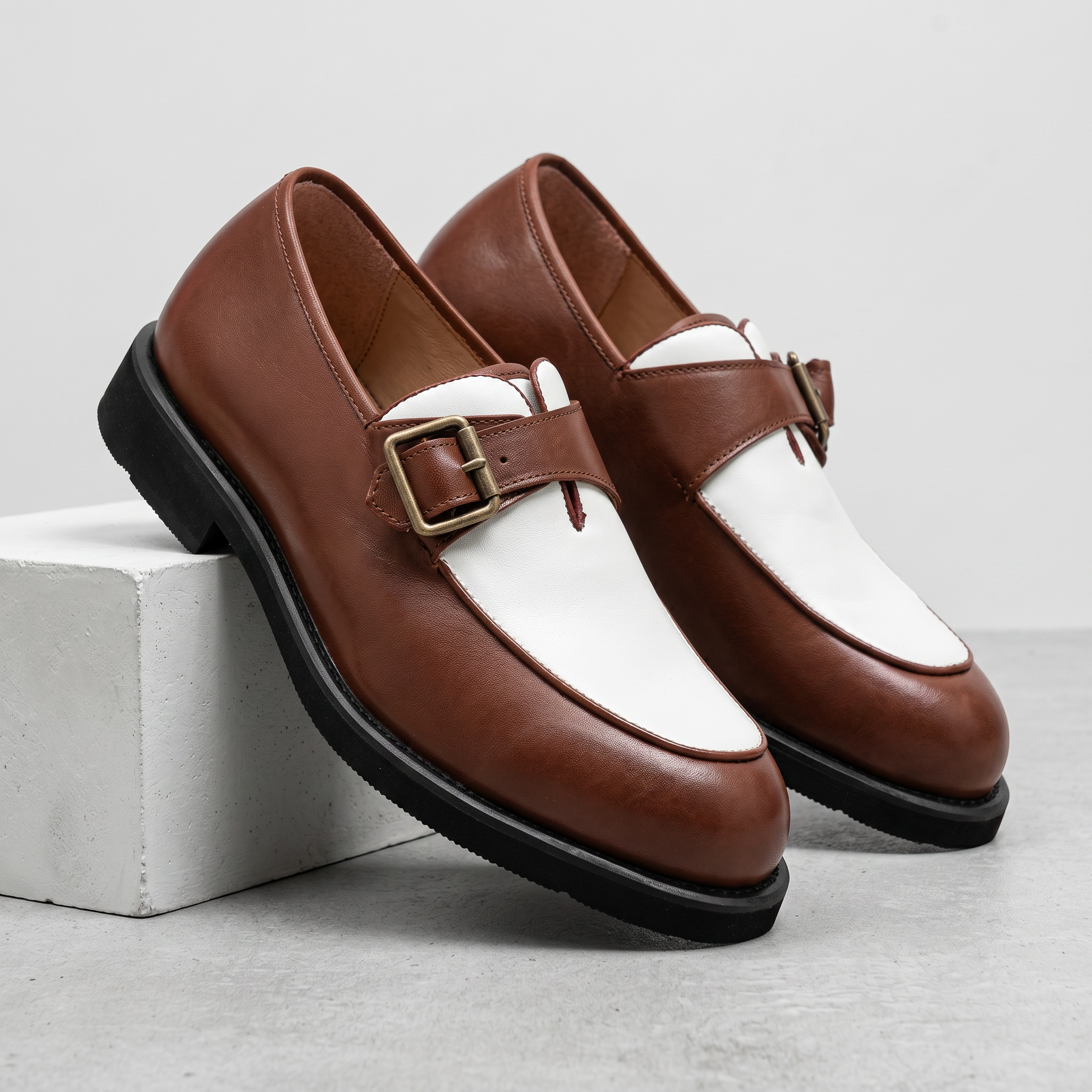 Denzel Hugh Leather Monkstrap