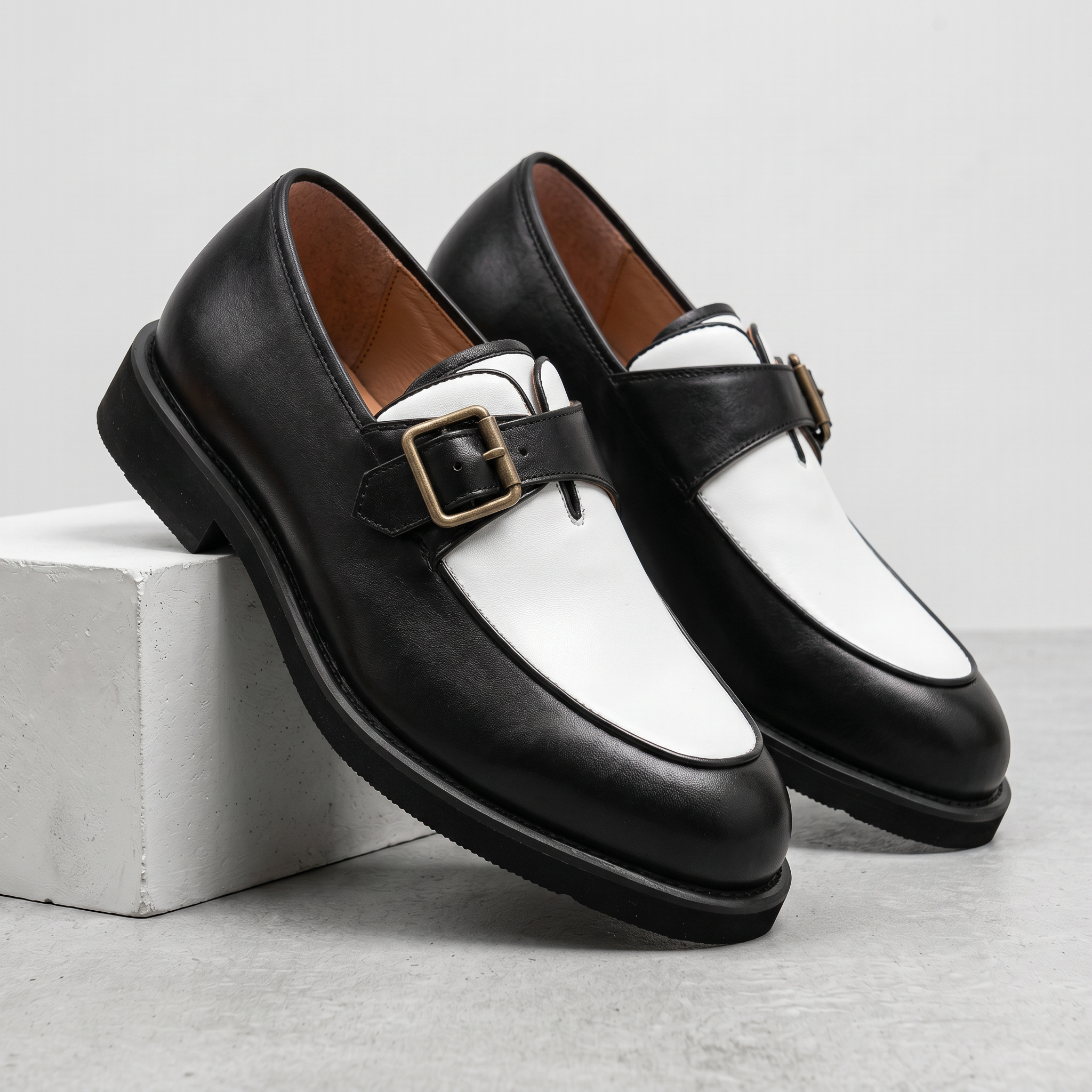 Denzel Hugh Leather Monkstrap
