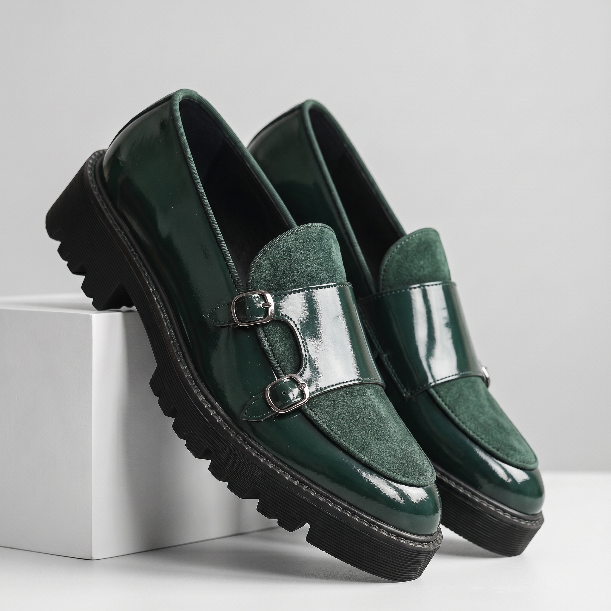 Luciano Leather Monkstrap Shoe