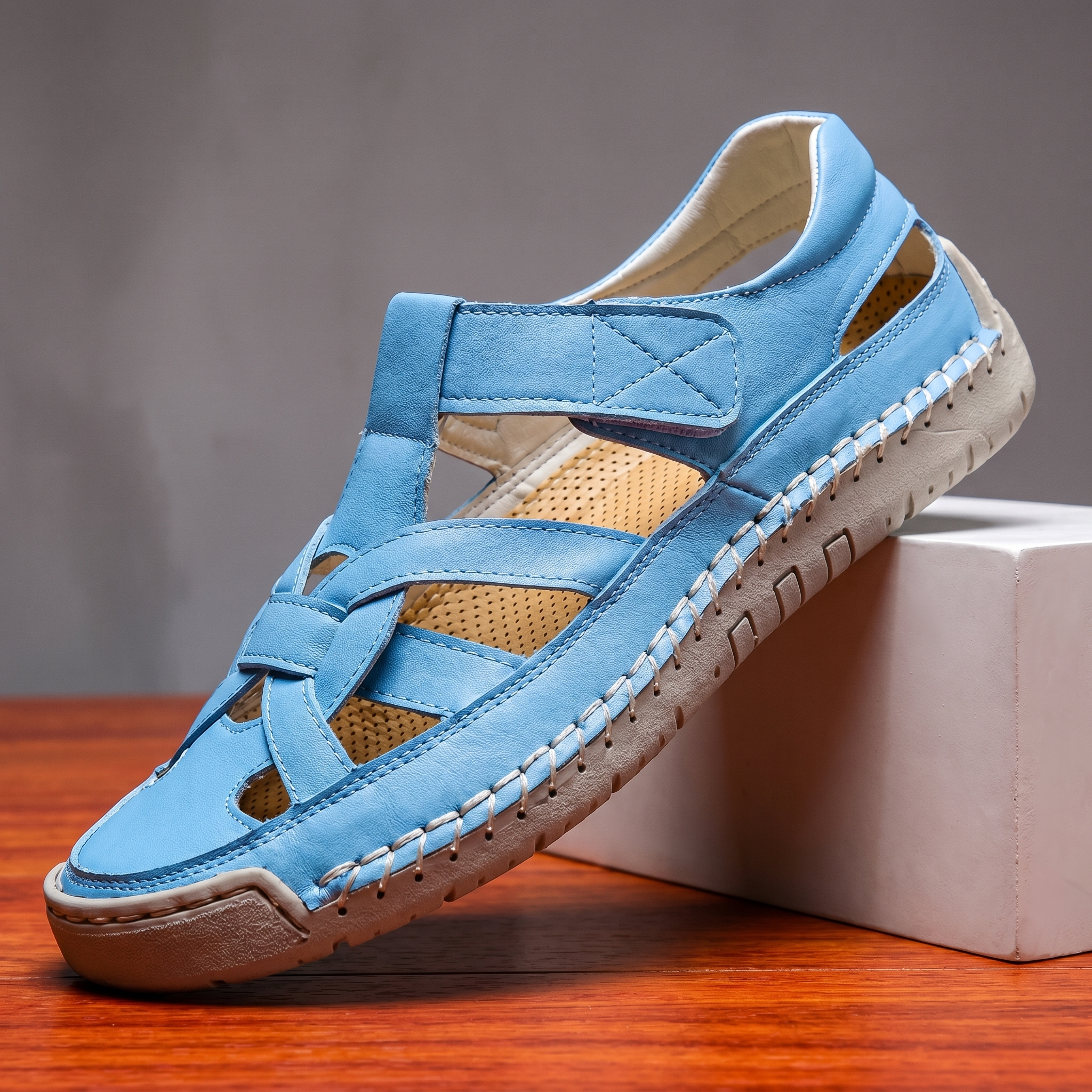 Brandon Leather Hybrid Sandal
