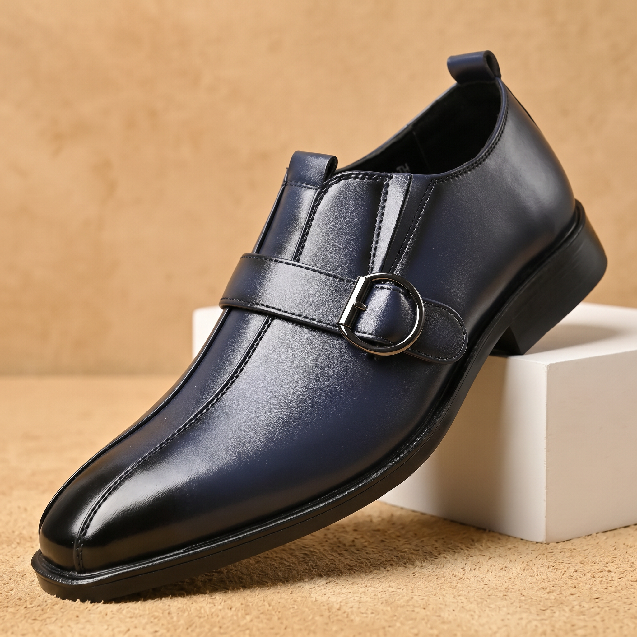Carnegie Leather Monk Strap
