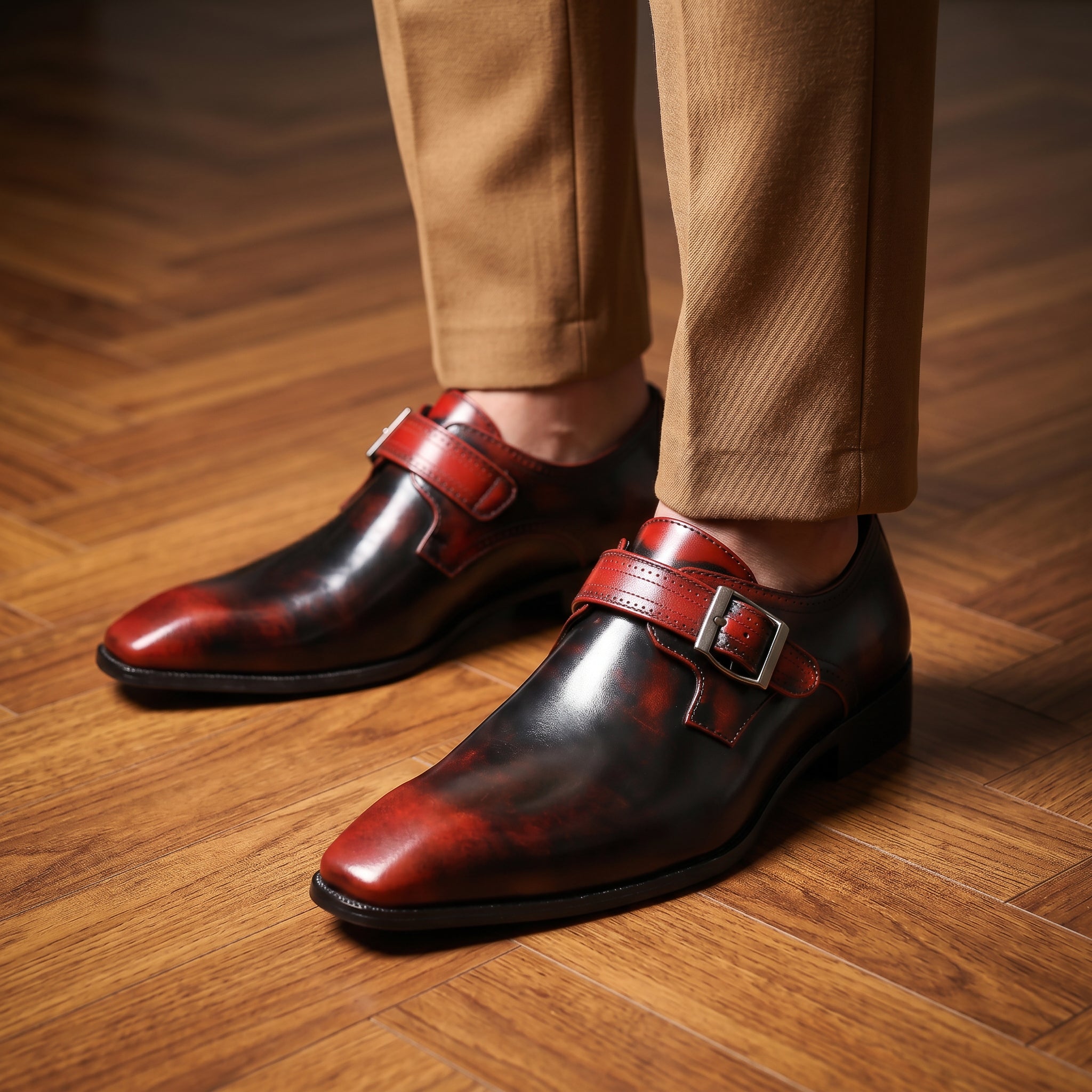 Rousseau Leather Monkstrap