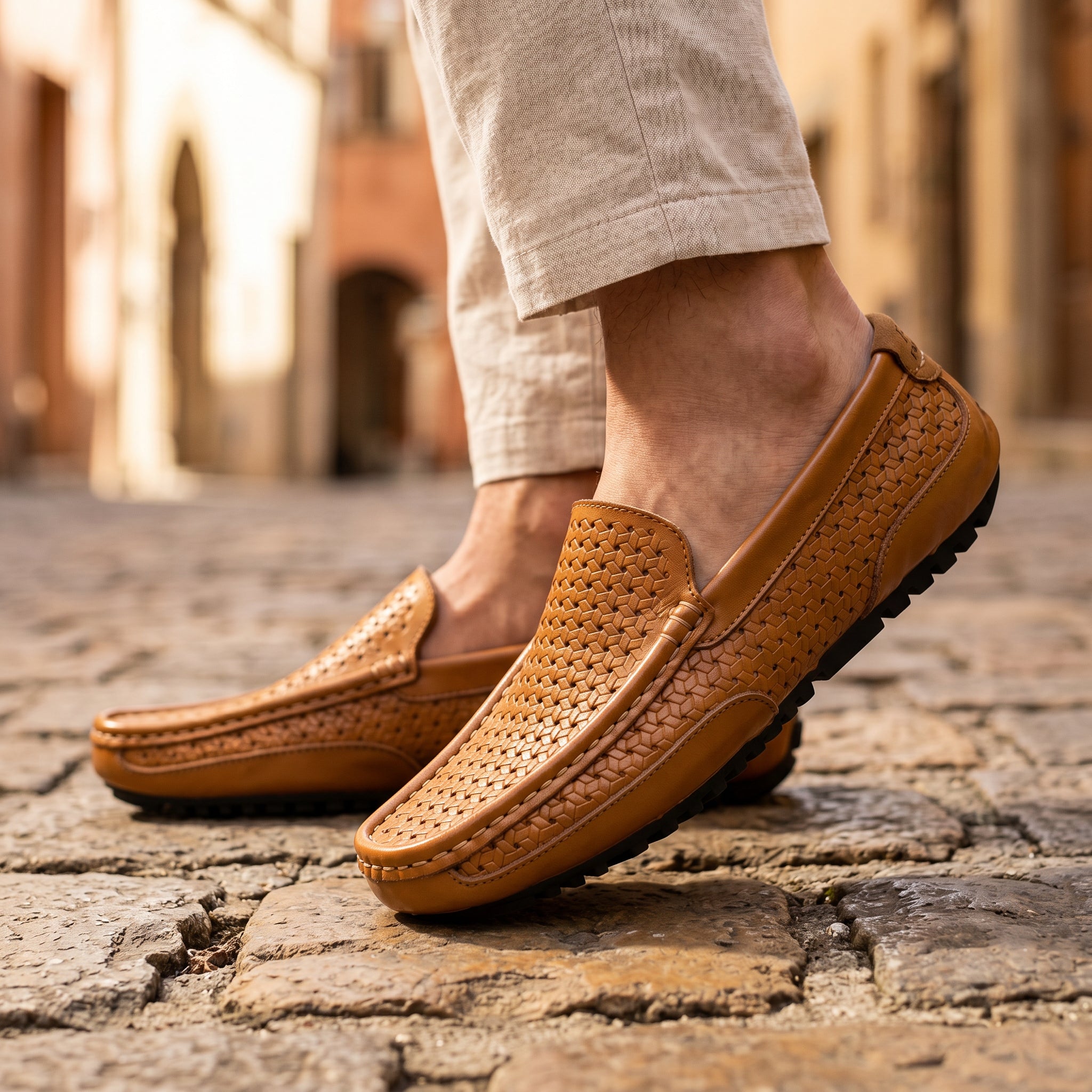 Richmond Perforated Leather Loafer