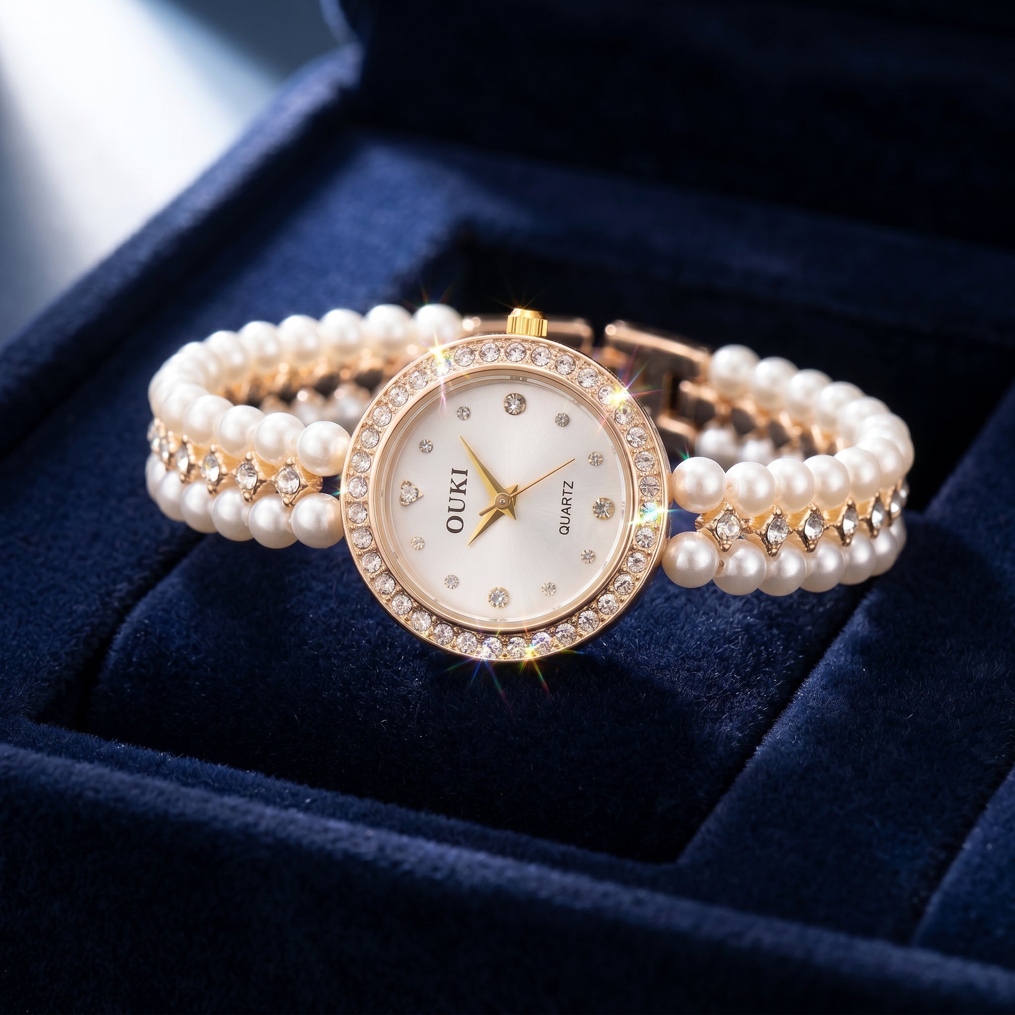 Sloane Pearl Bracelet Watch