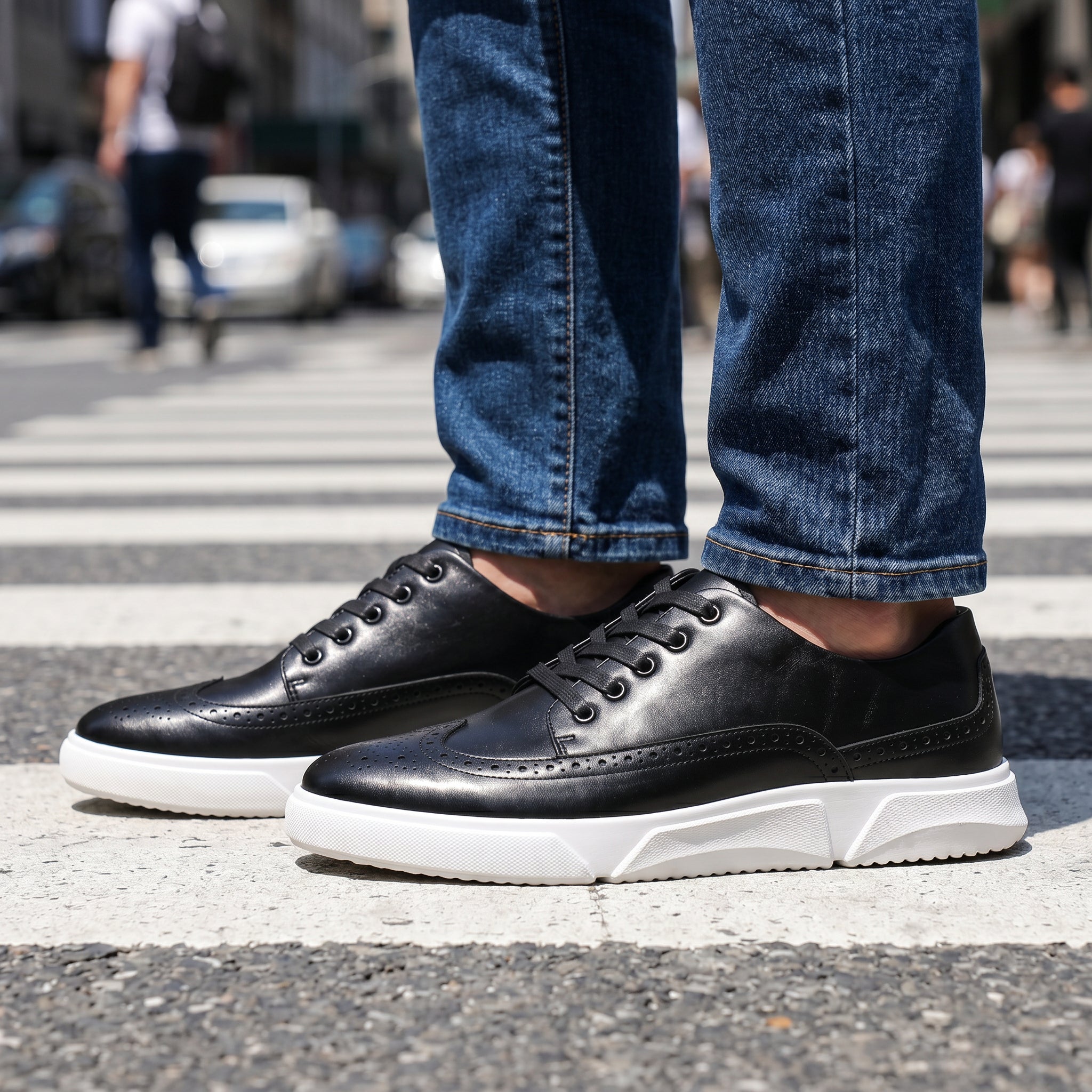 Gideon Leather Brogue Sneaker