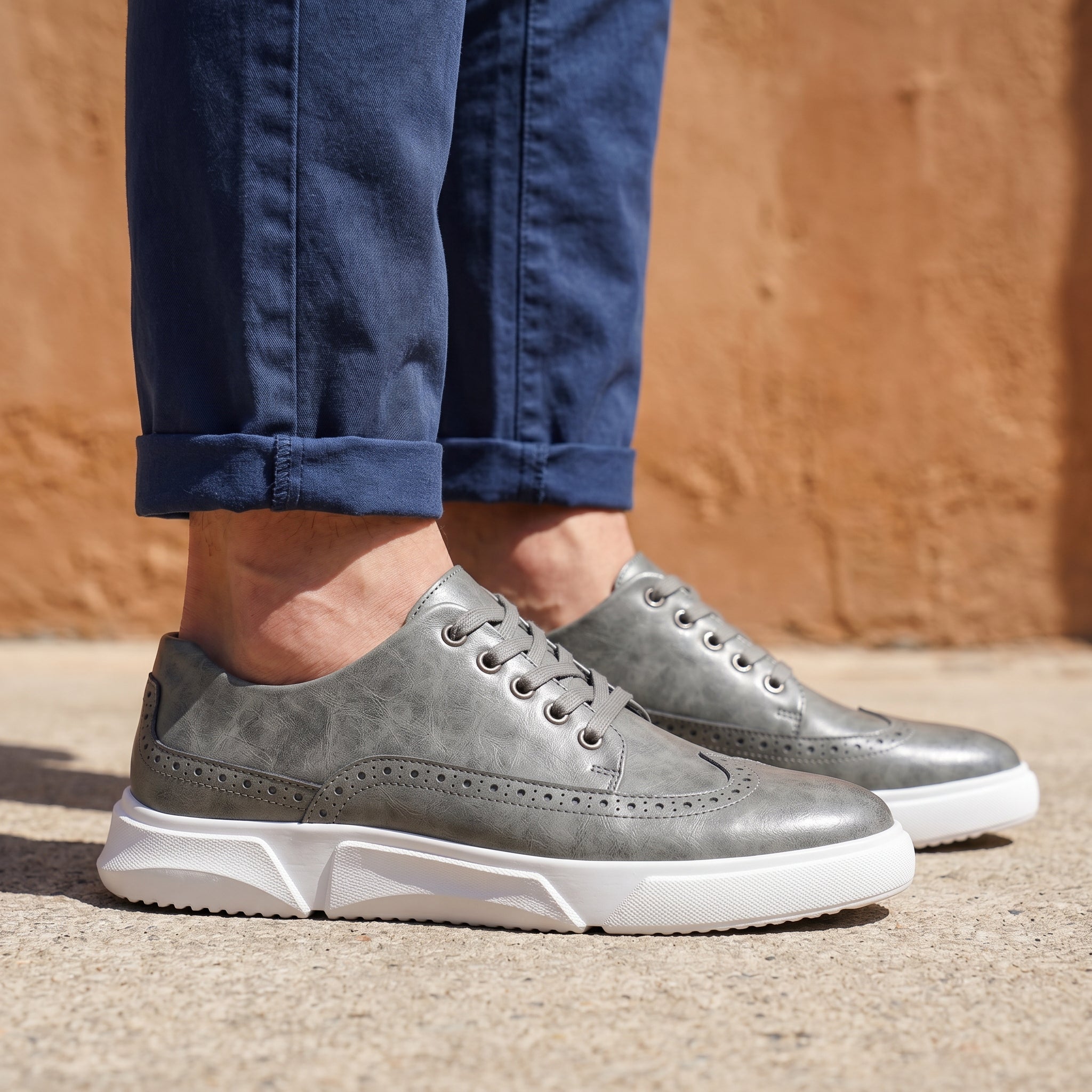 Gideon Leather Brogue Sneaker