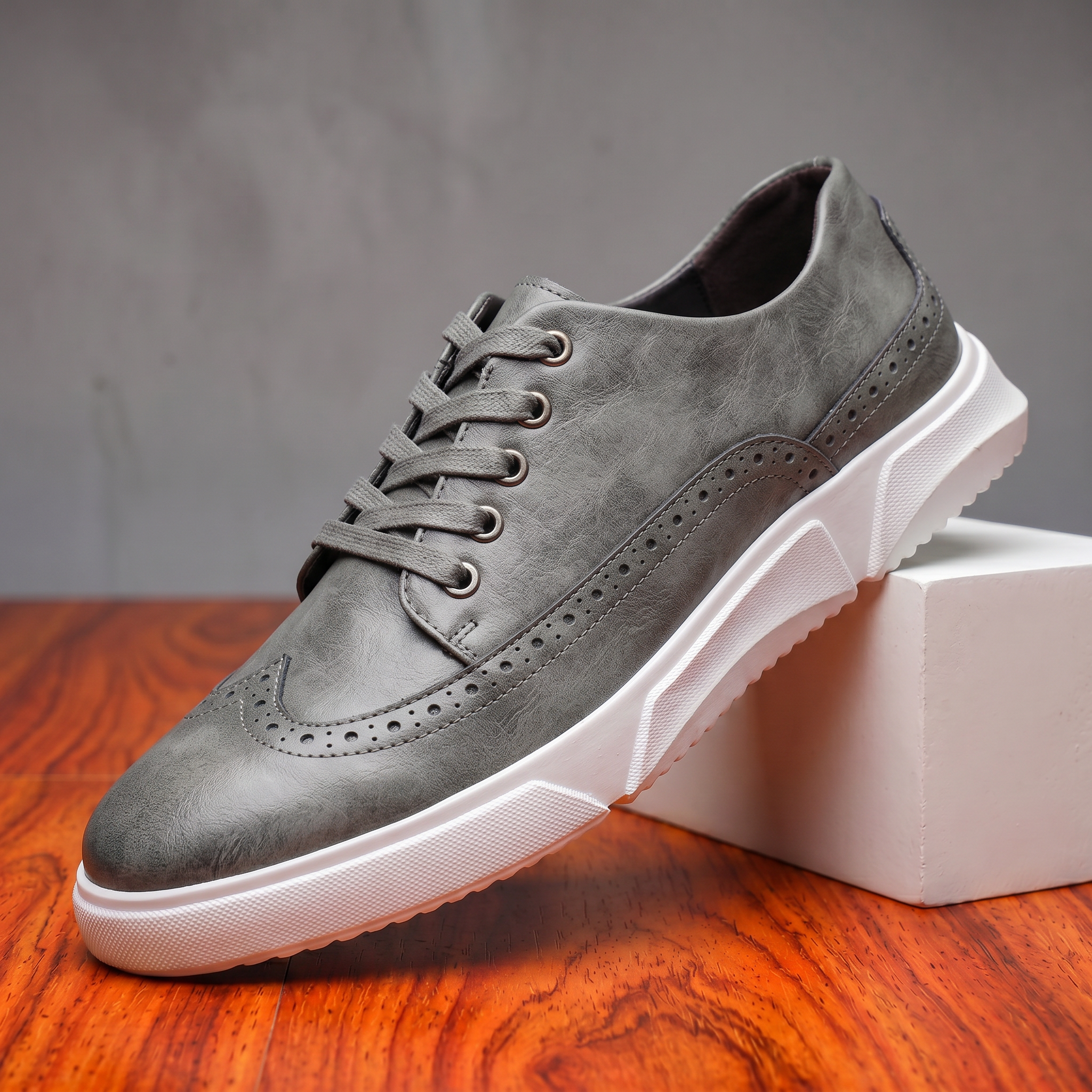Gideon Leather Brogue Sneaker