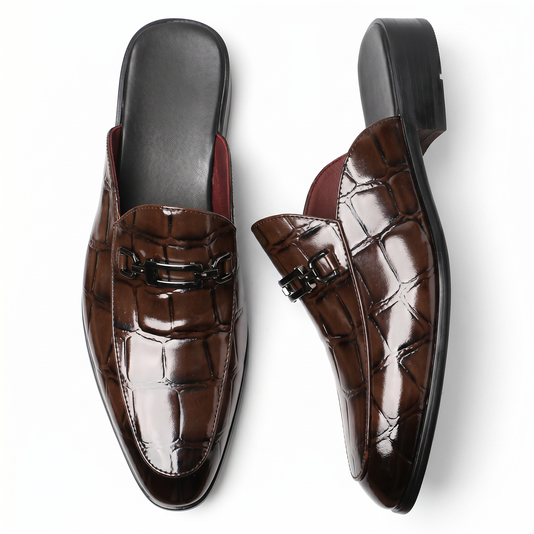 Montero Crocskin Mule