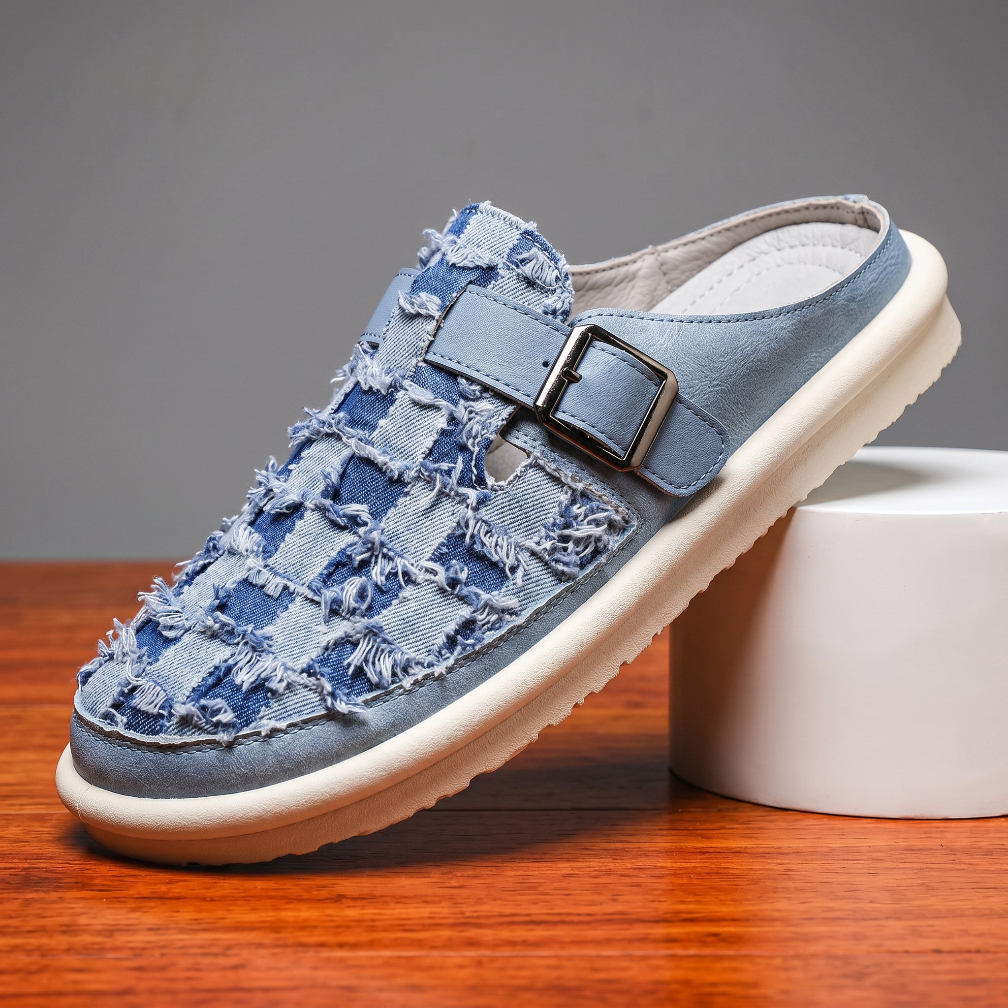 Jaxon Denim Slides