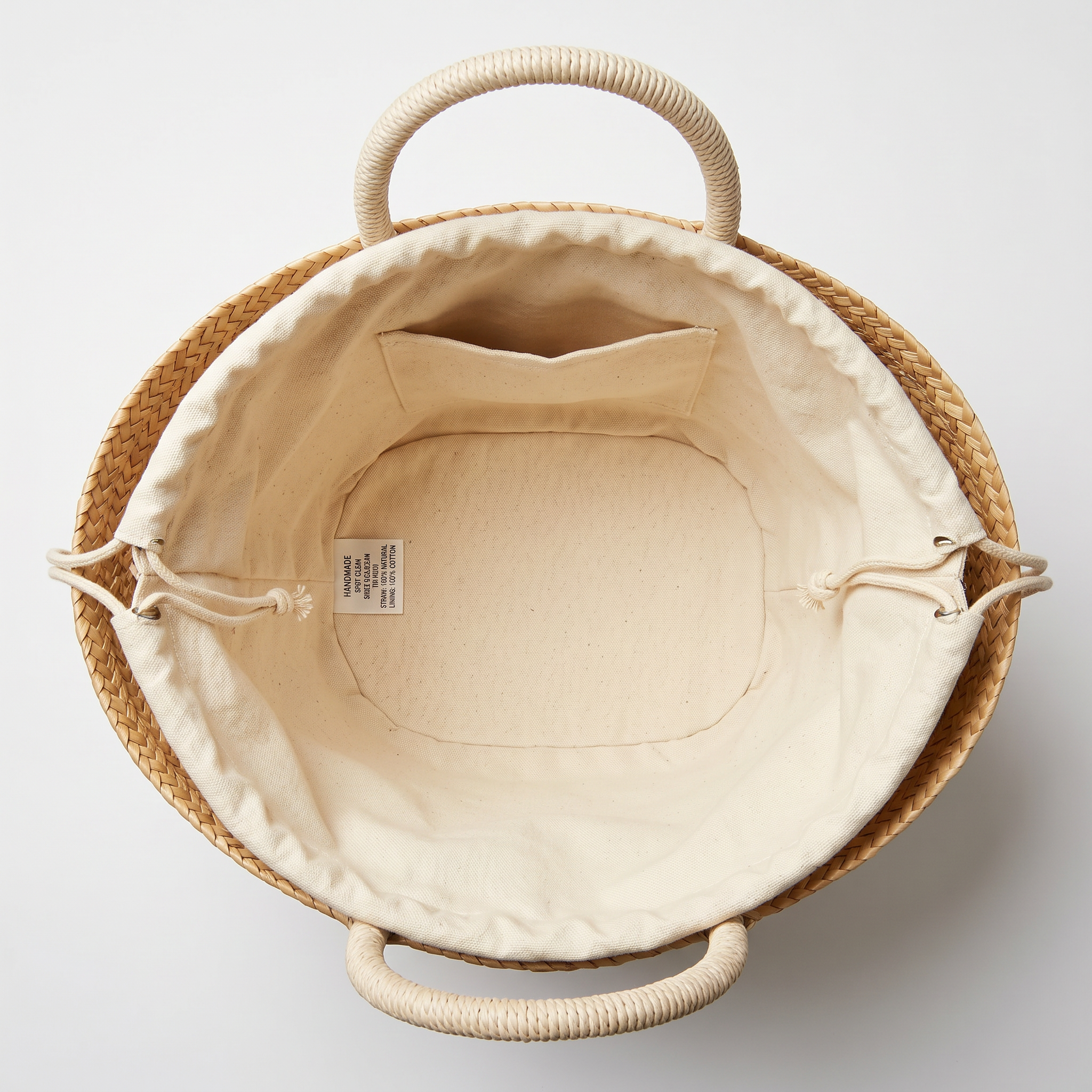 Fruitful Straw Tote Bag