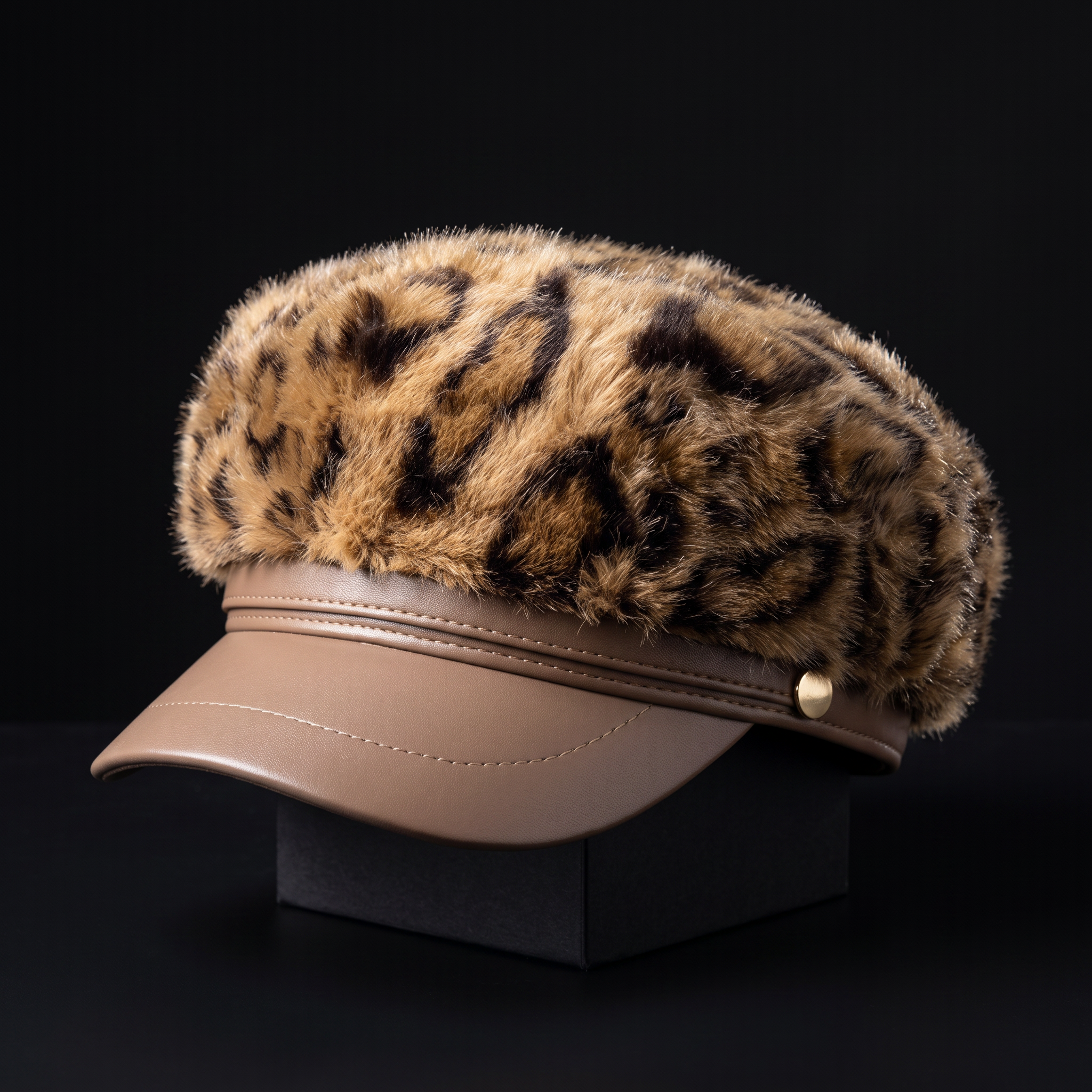 Francine Leopard Hat