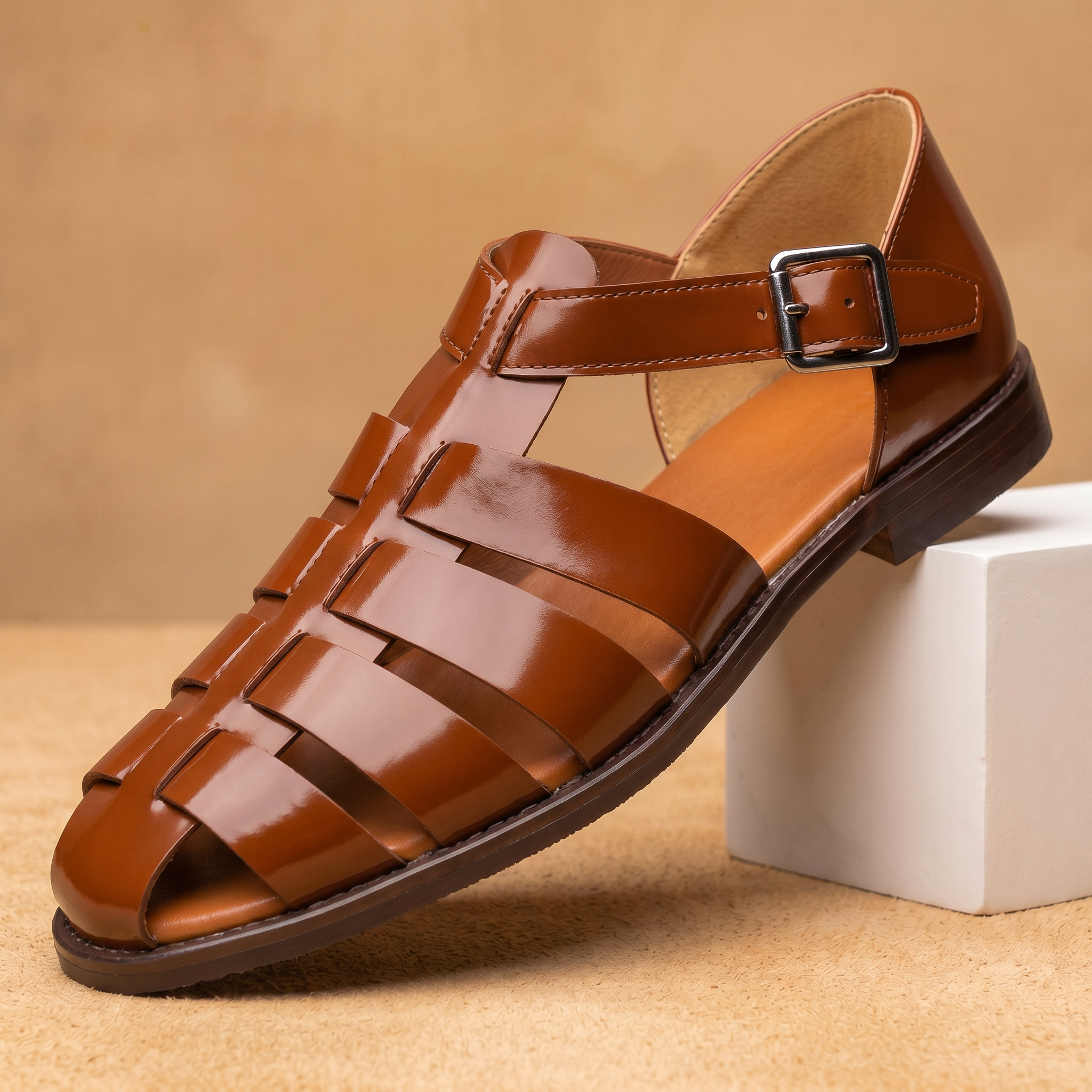 Russo Gladiator Leather Sandal