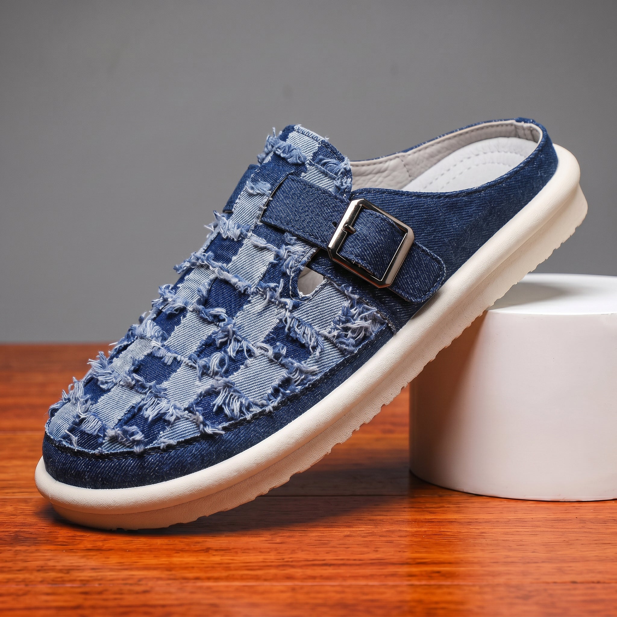 Jaxon Denim Slides