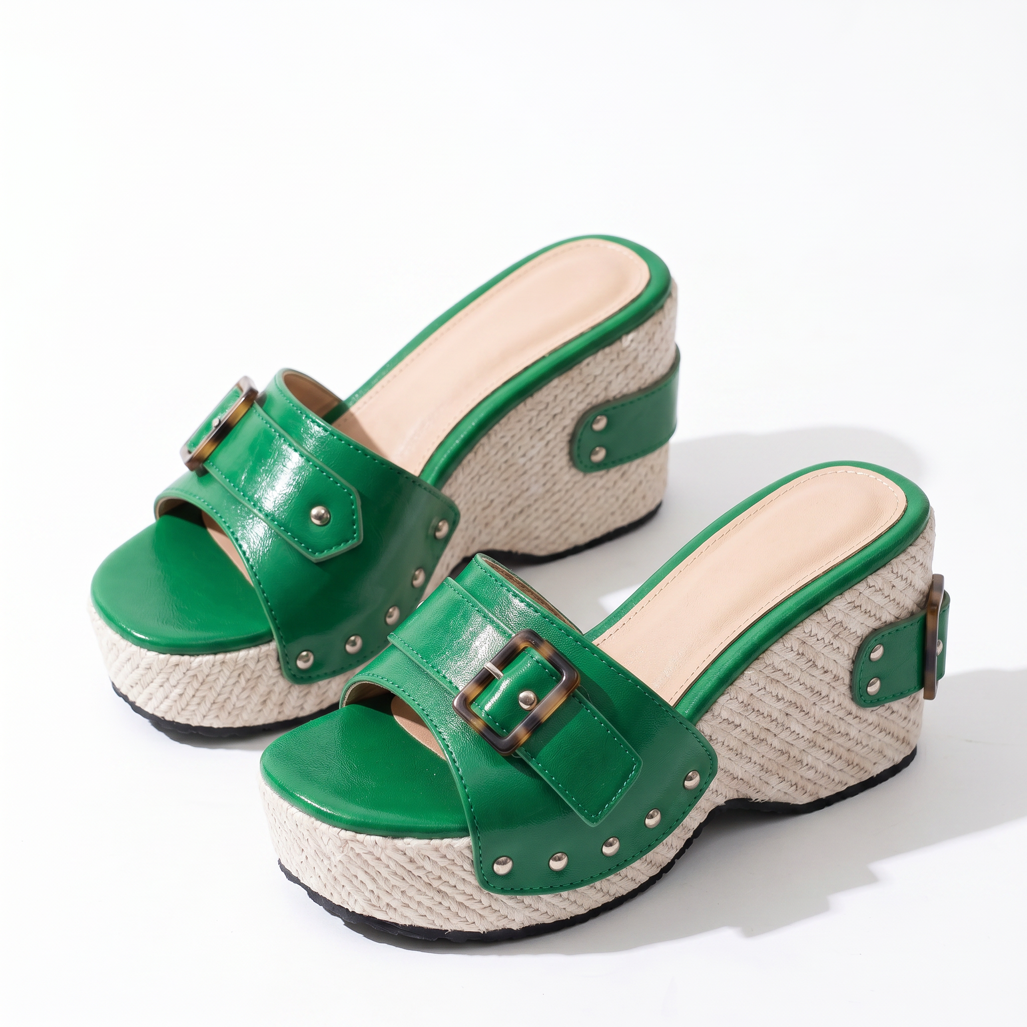 Selene Wedge Slide Sandal