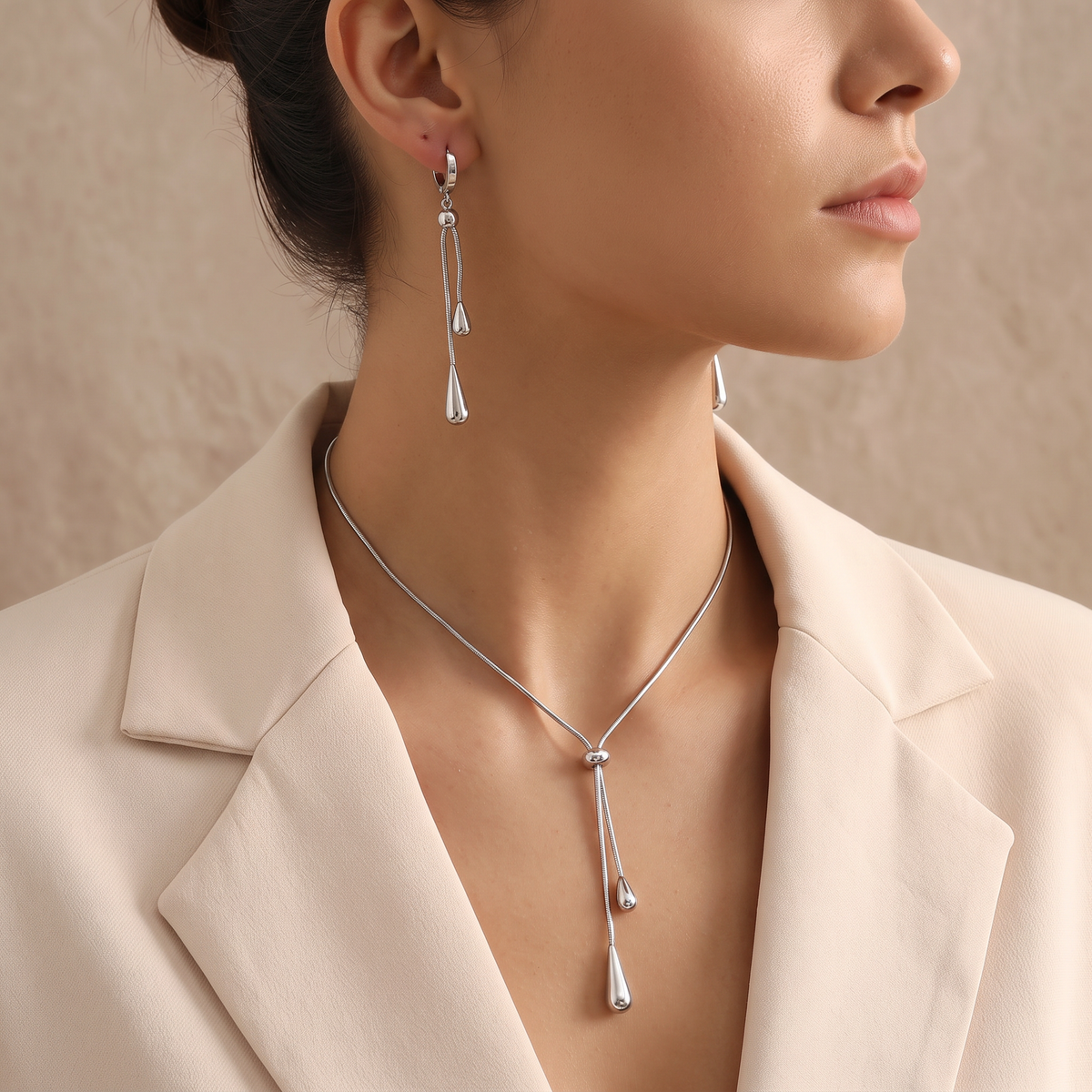 Lara Teardrop Jewelry Set