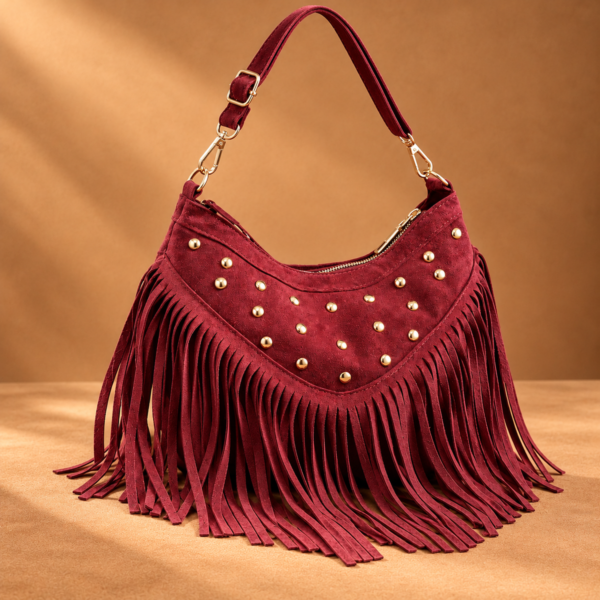 Wynn Fringe Rivet Bag