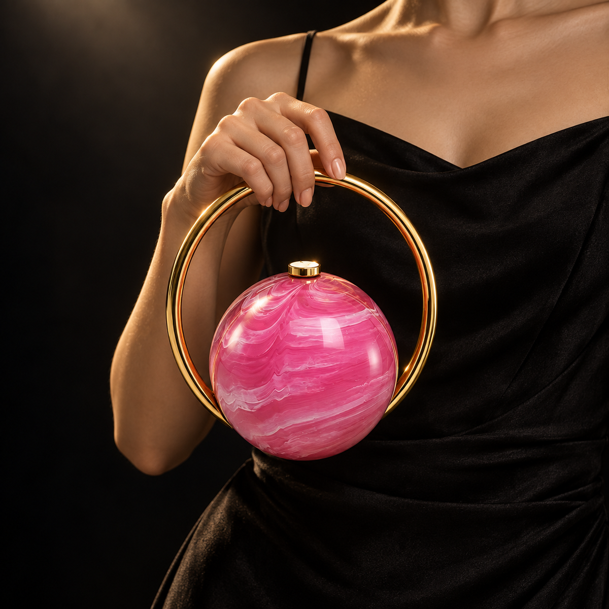 Roma Orb Clutch Bag