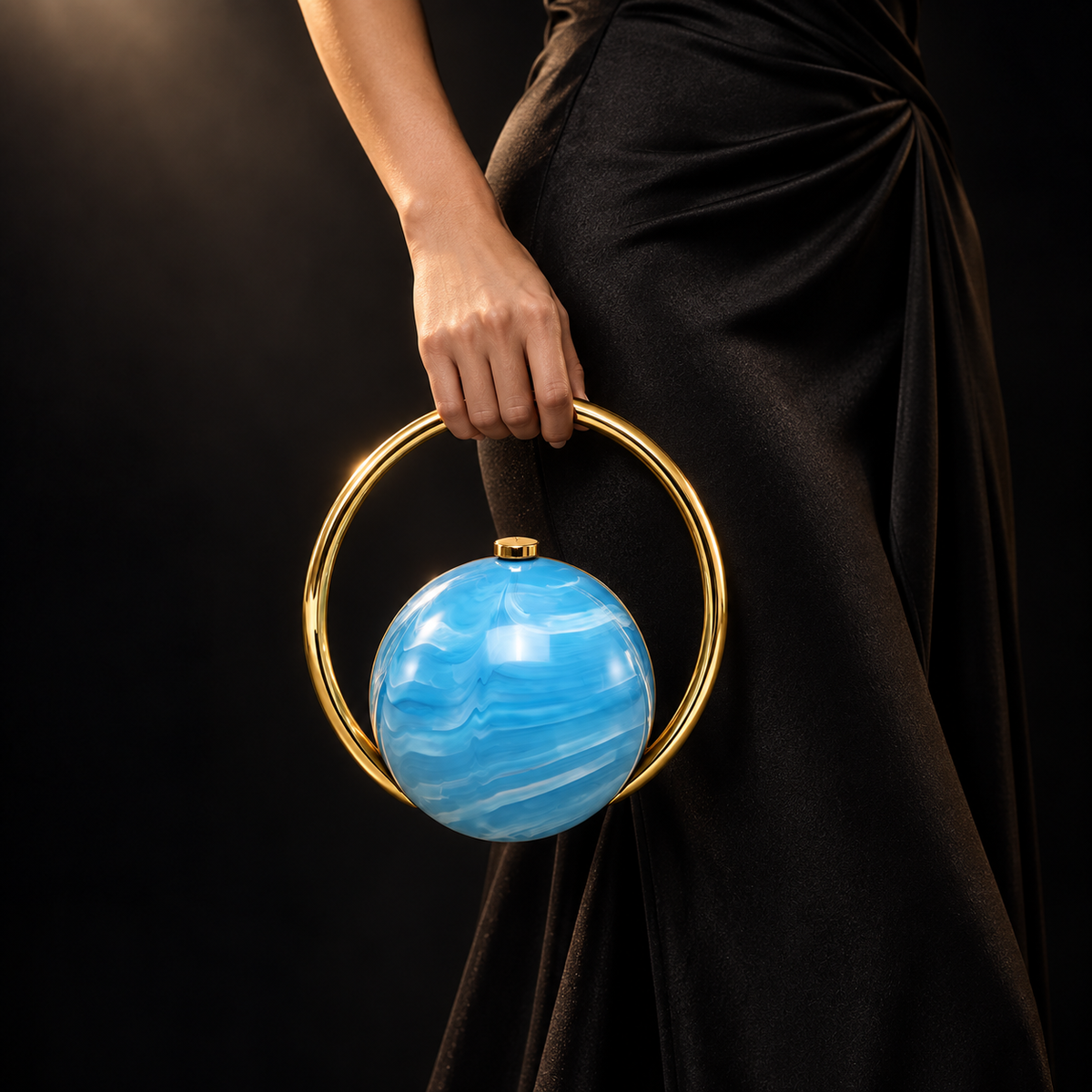 Roma Orb Clutch Bag